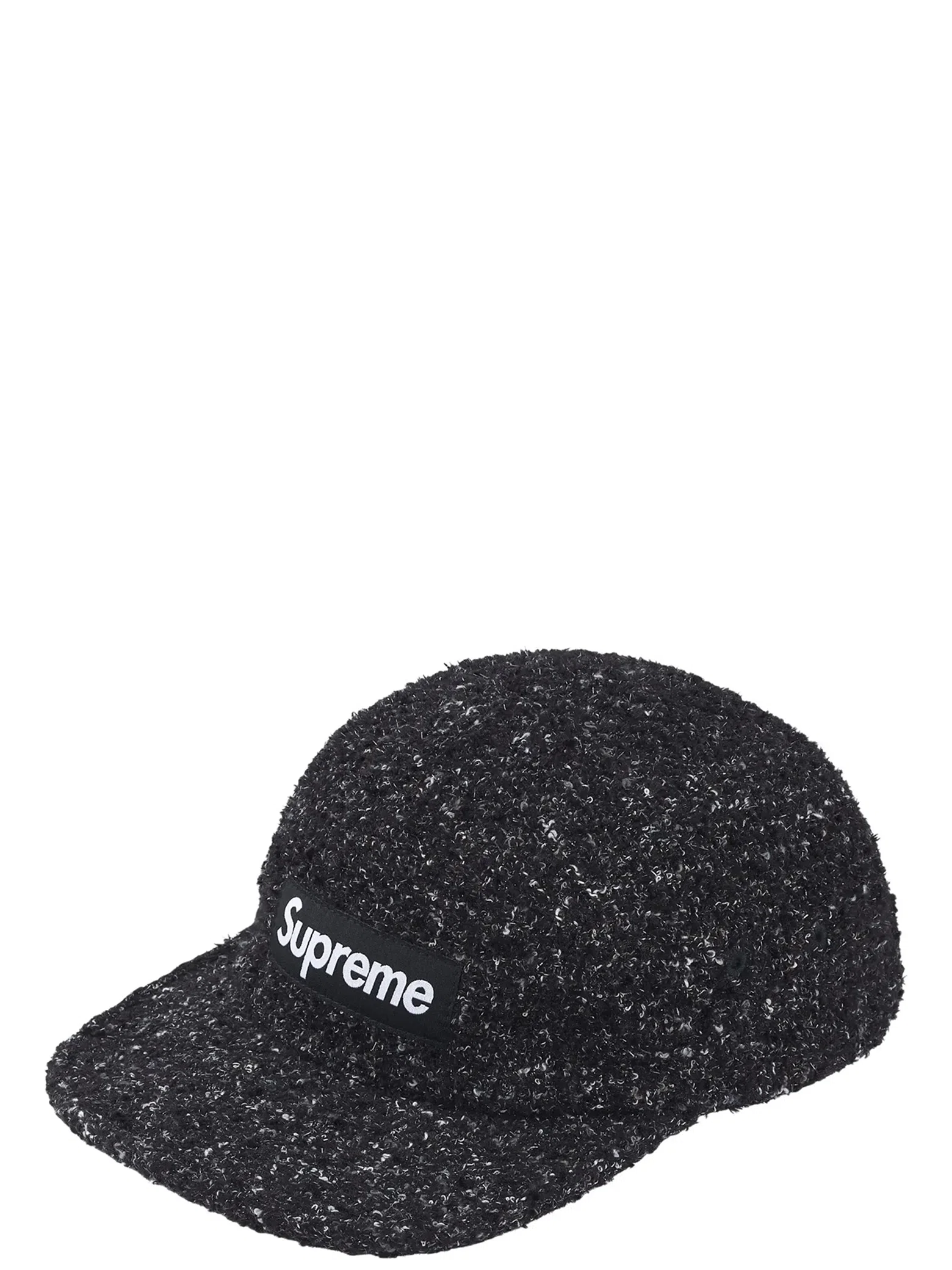 Кепки Supreme Bouclé Camp Cap "Black" | Farsel