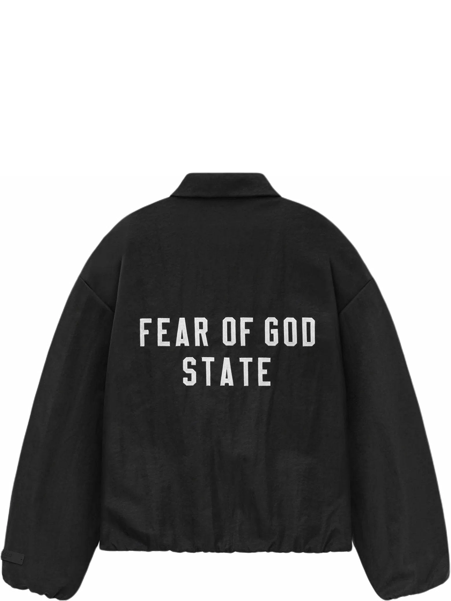 Куртки Fear of God FW24 Essentials Textured Nylon Trucker Jacket "Black" | Farsel