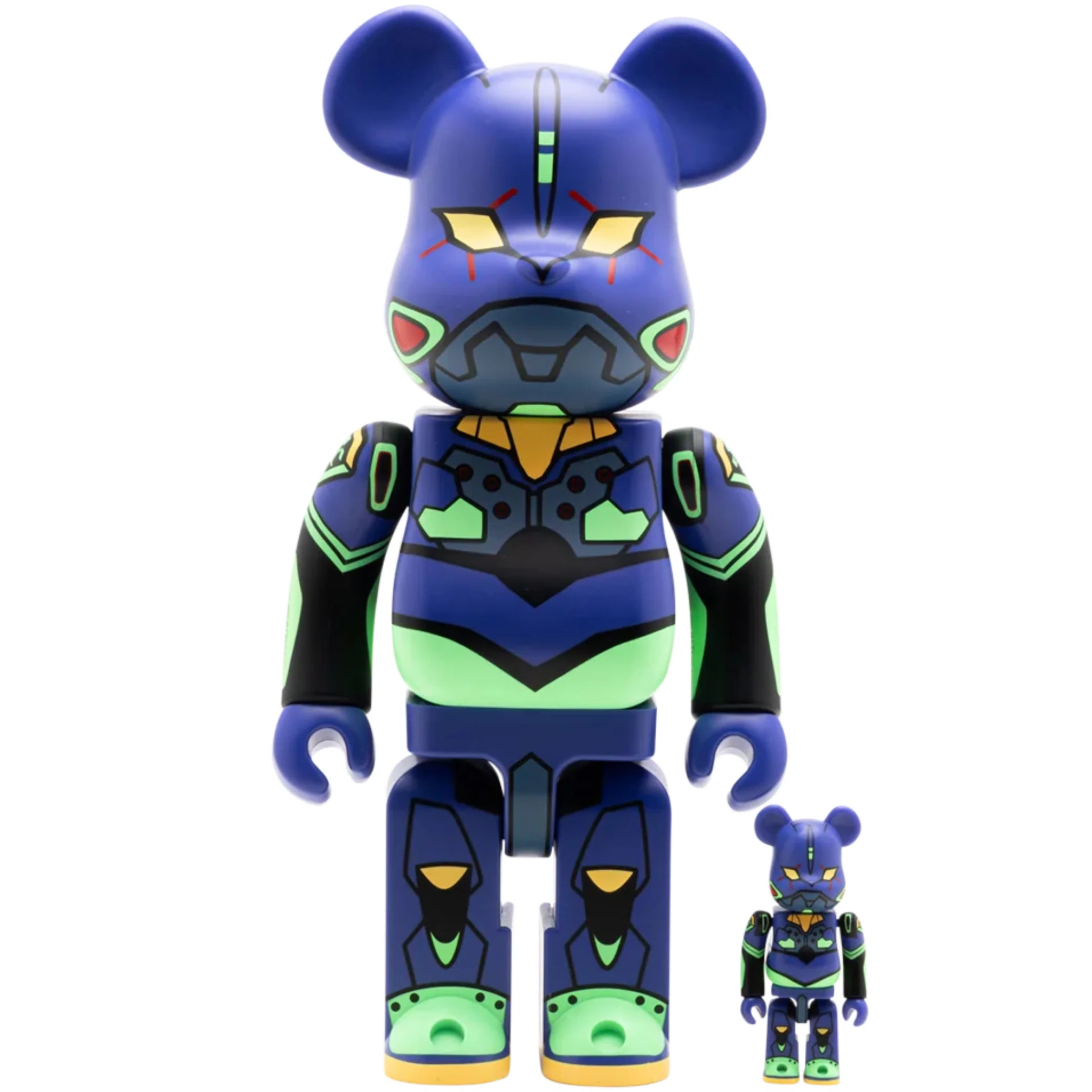 Игрушки Medicom Toy Bearbrick Evangelion Unit 1 "(New Paint Version) 100% & 400% Set" | Farsel