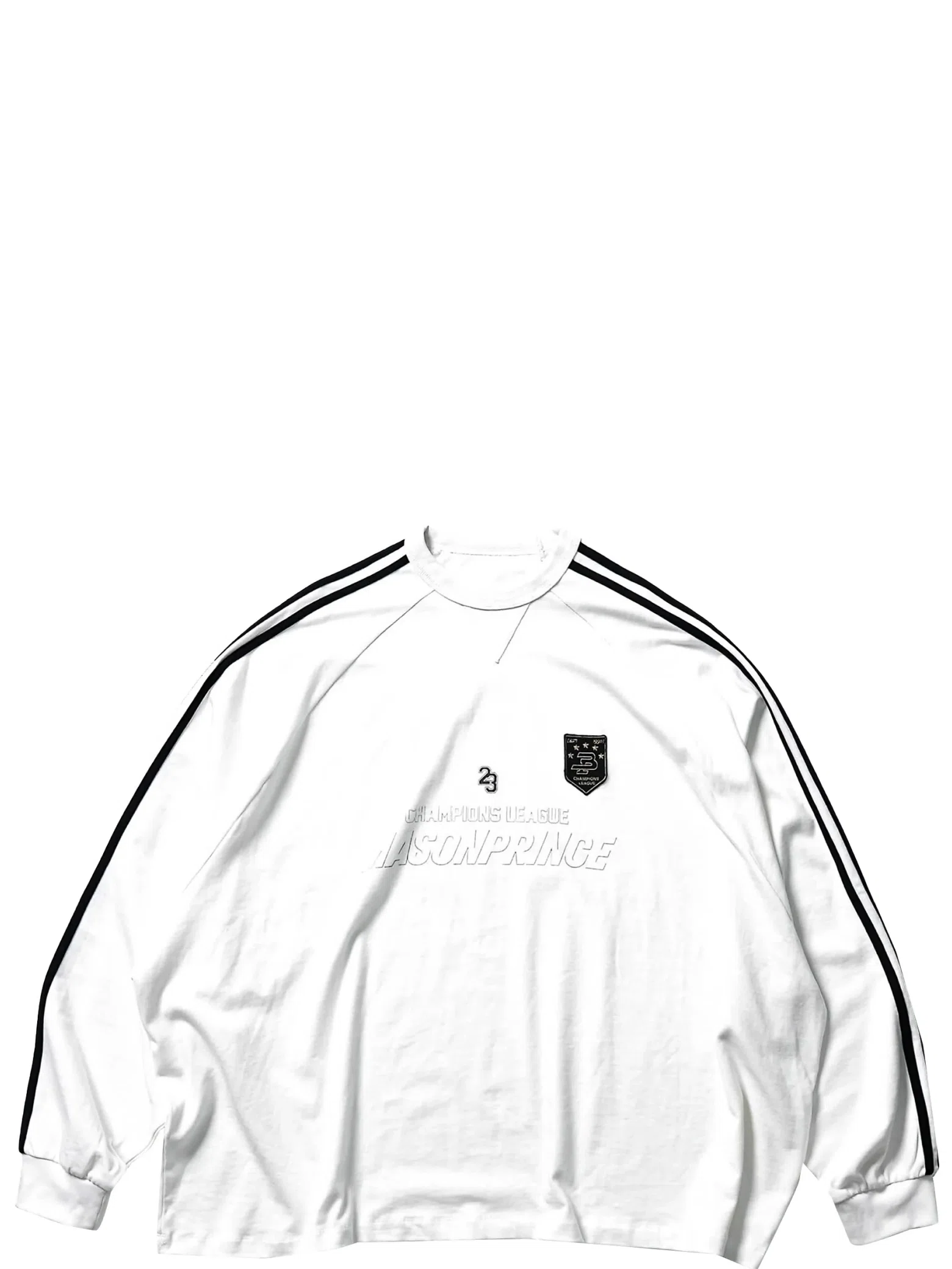 Лонгсливы MASONPRINCE League Tee "White" | Farsel
