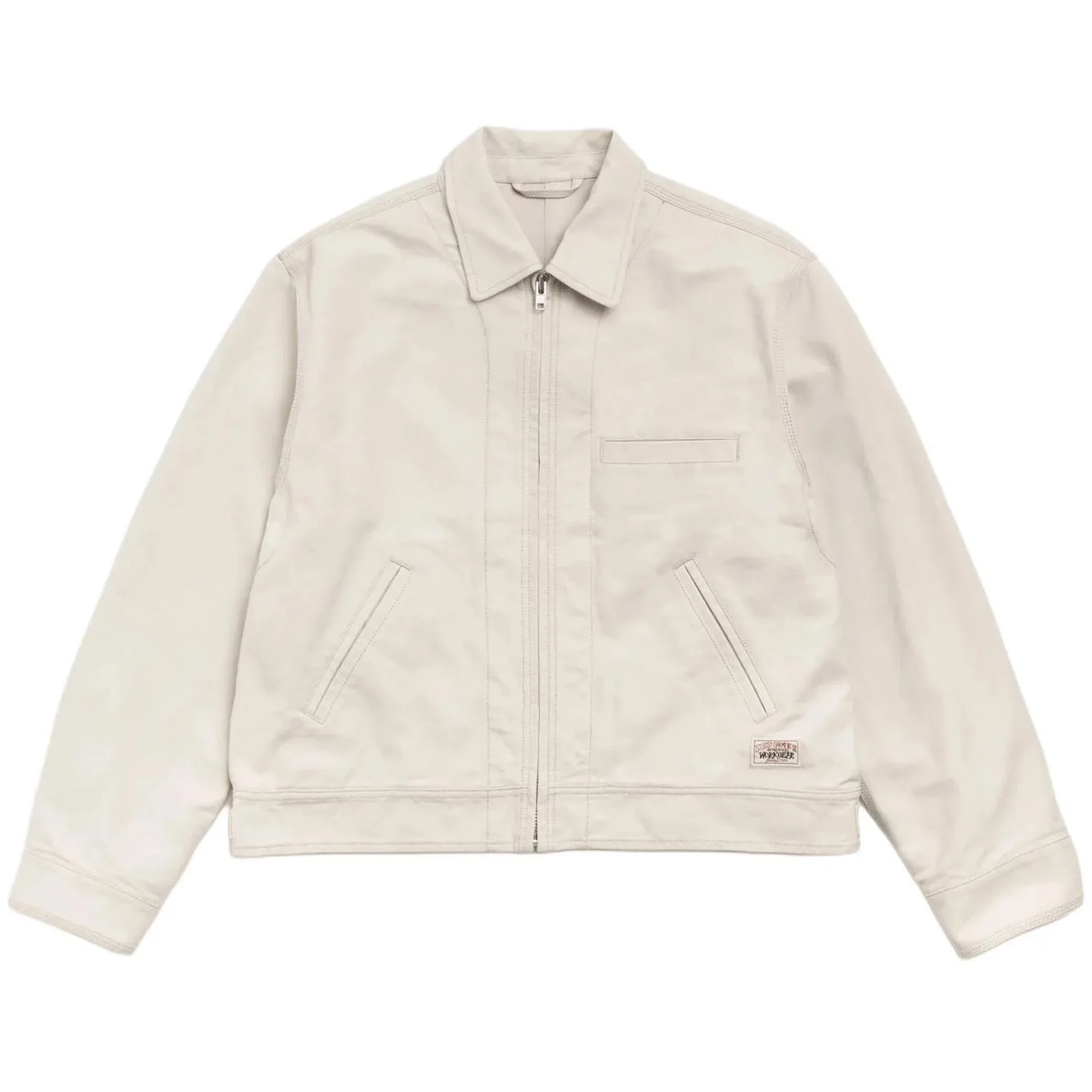 Куртки Stussy Work Collared Jacket "Stone" | Farsel