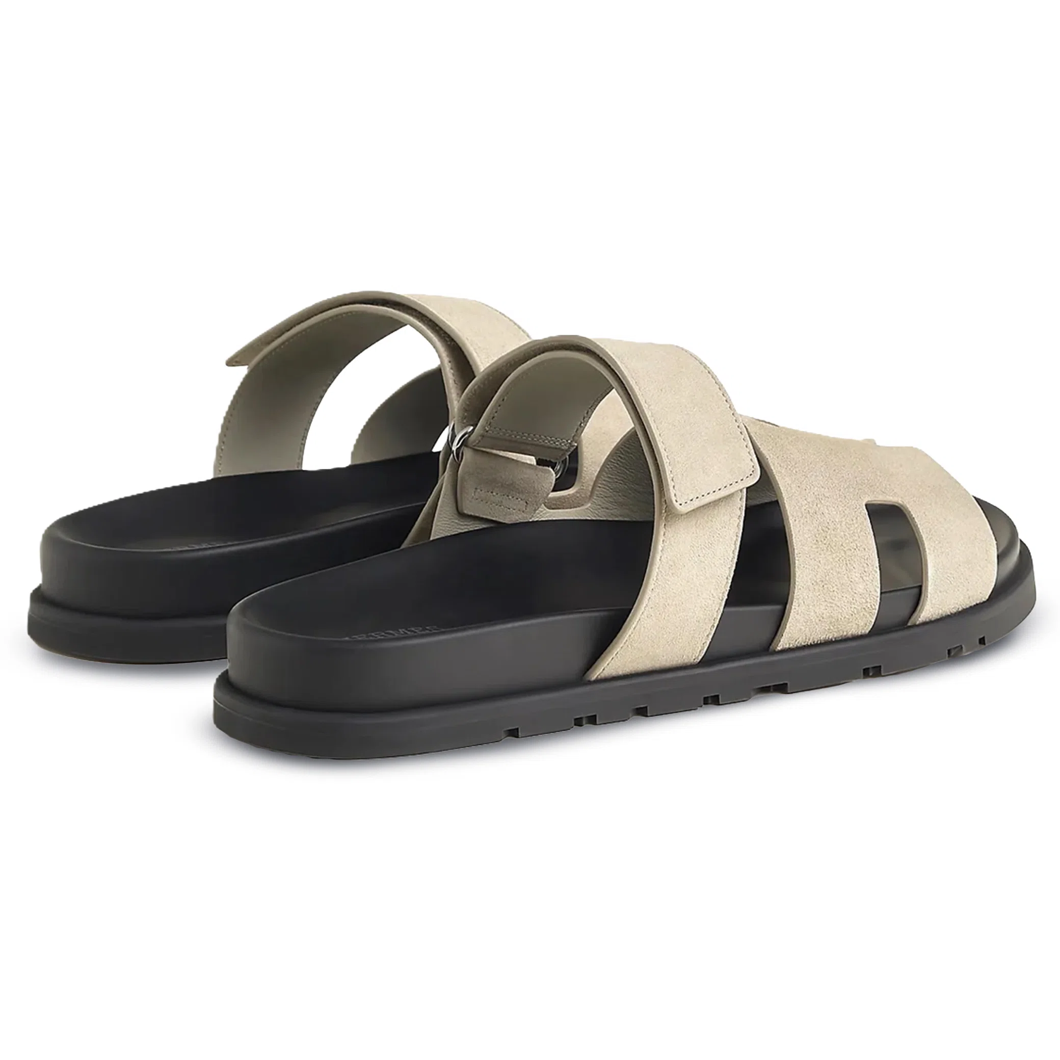 Сланцы Hermes Chypre Slide Slippers Men "Gray" | Farsel