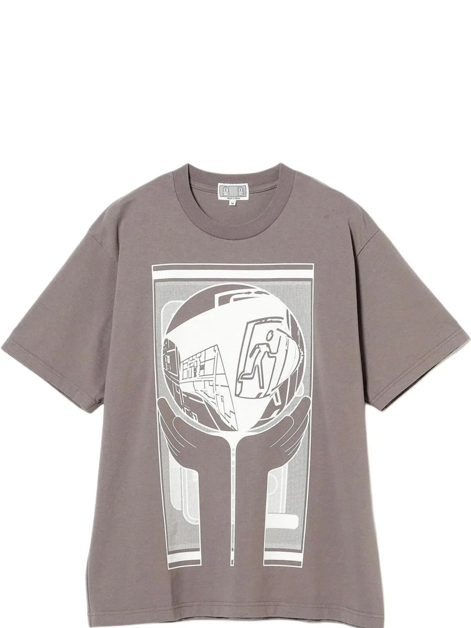 Футболки Cav Empt SS25 Fashion Print Round Neck Short Sleeve T-Shirt "Charcoal" | Farsel