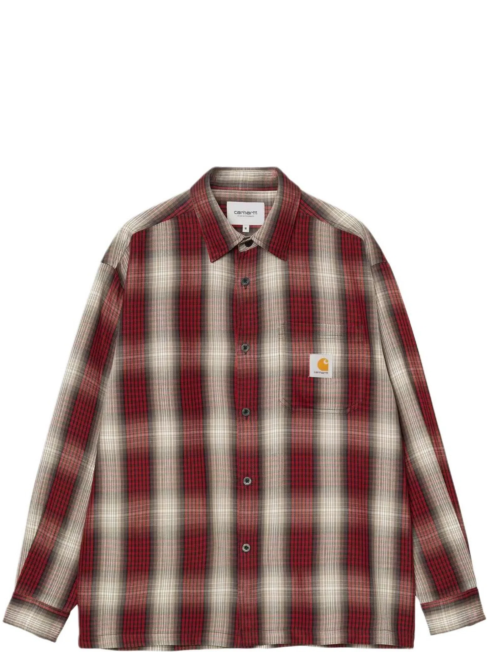 Рубашки Carhartt WIP Harlin Plain Weave Shirt "Red" | Farsel