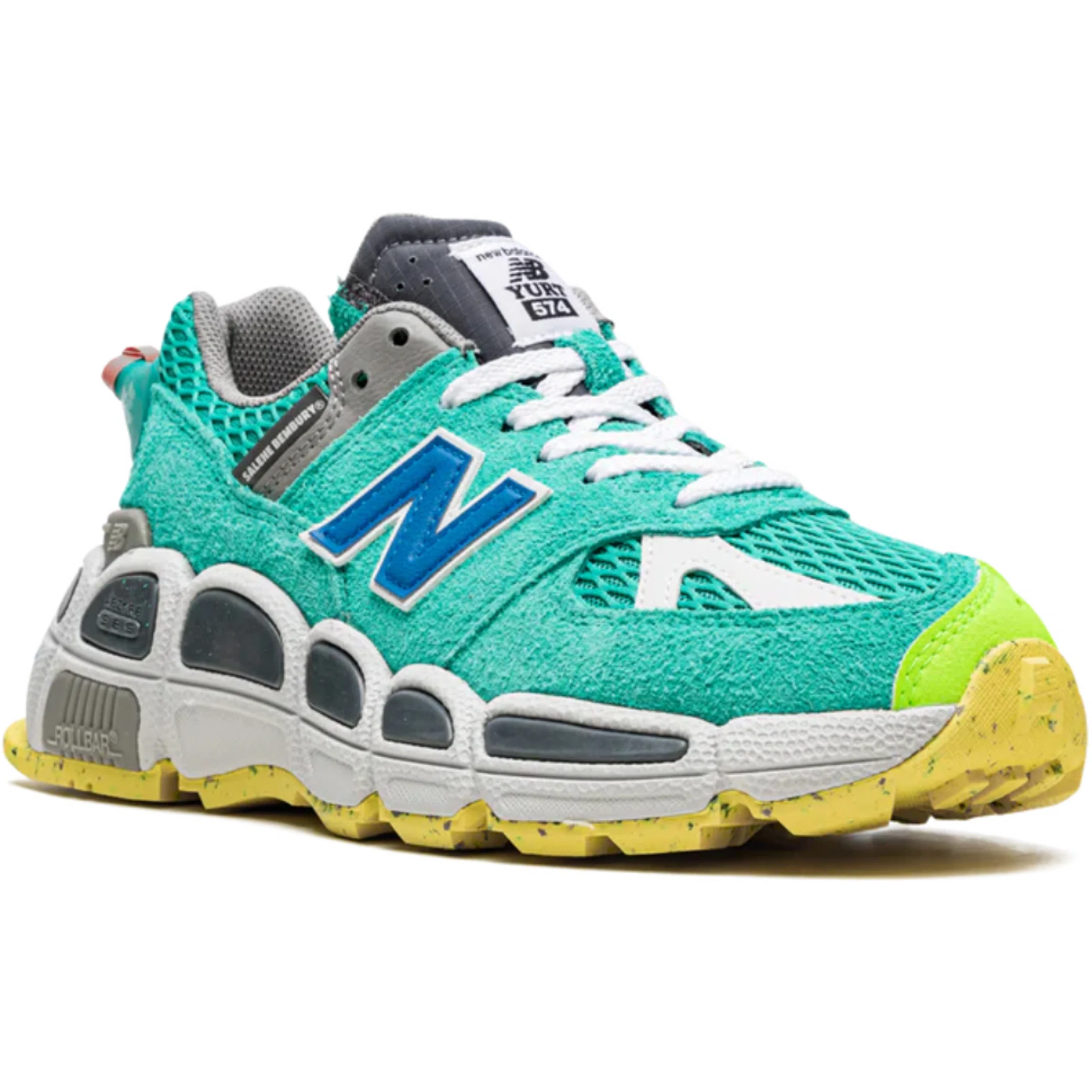 Кроссовки New Balance 574 YURT "Salehe Bembury - Universal Communication Emerald Sky" | Farsel