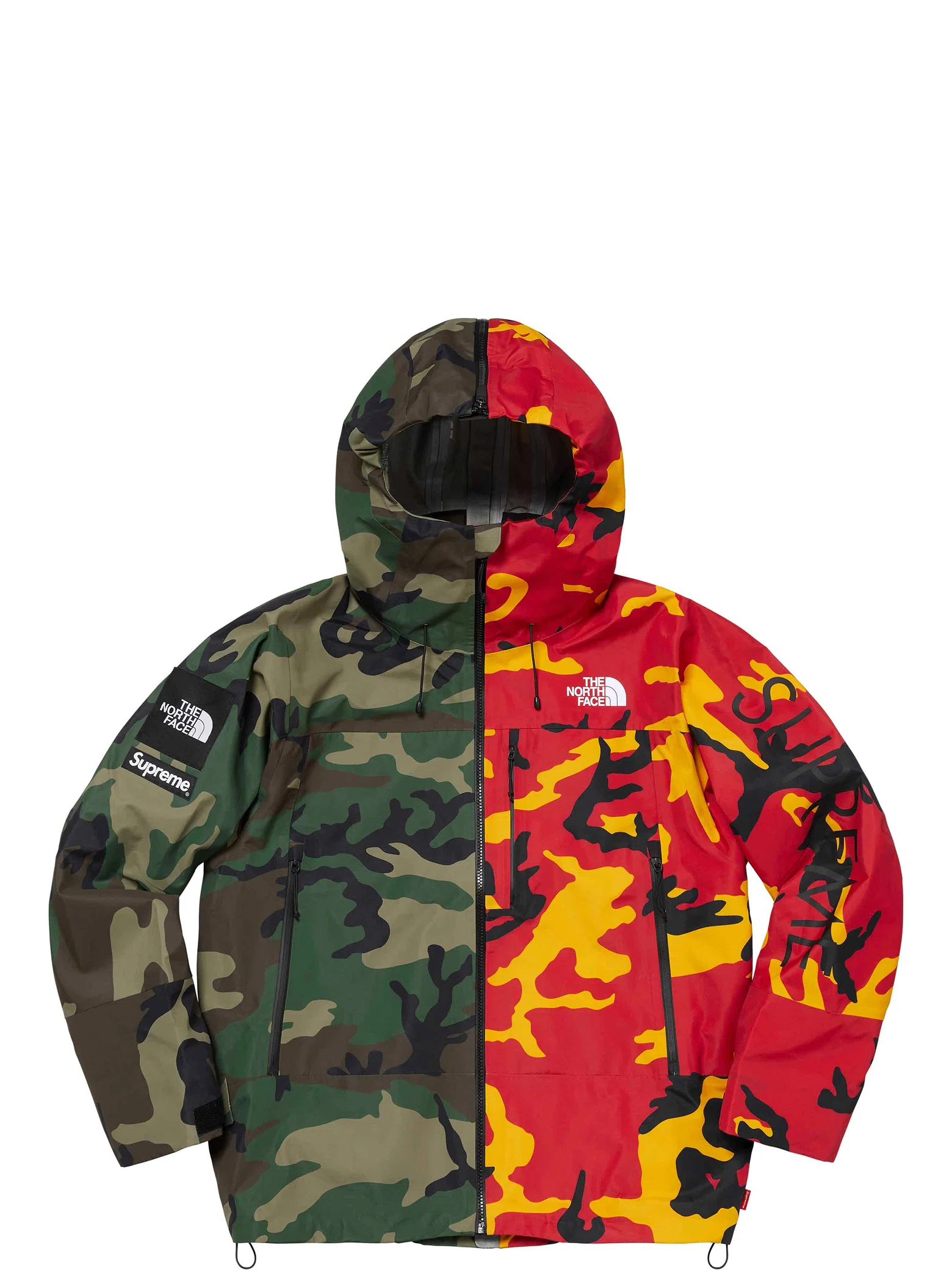 Куртки Supreme SS24 The North Face Split Taped Seam Shell Jacket "Camo" | Farsel
