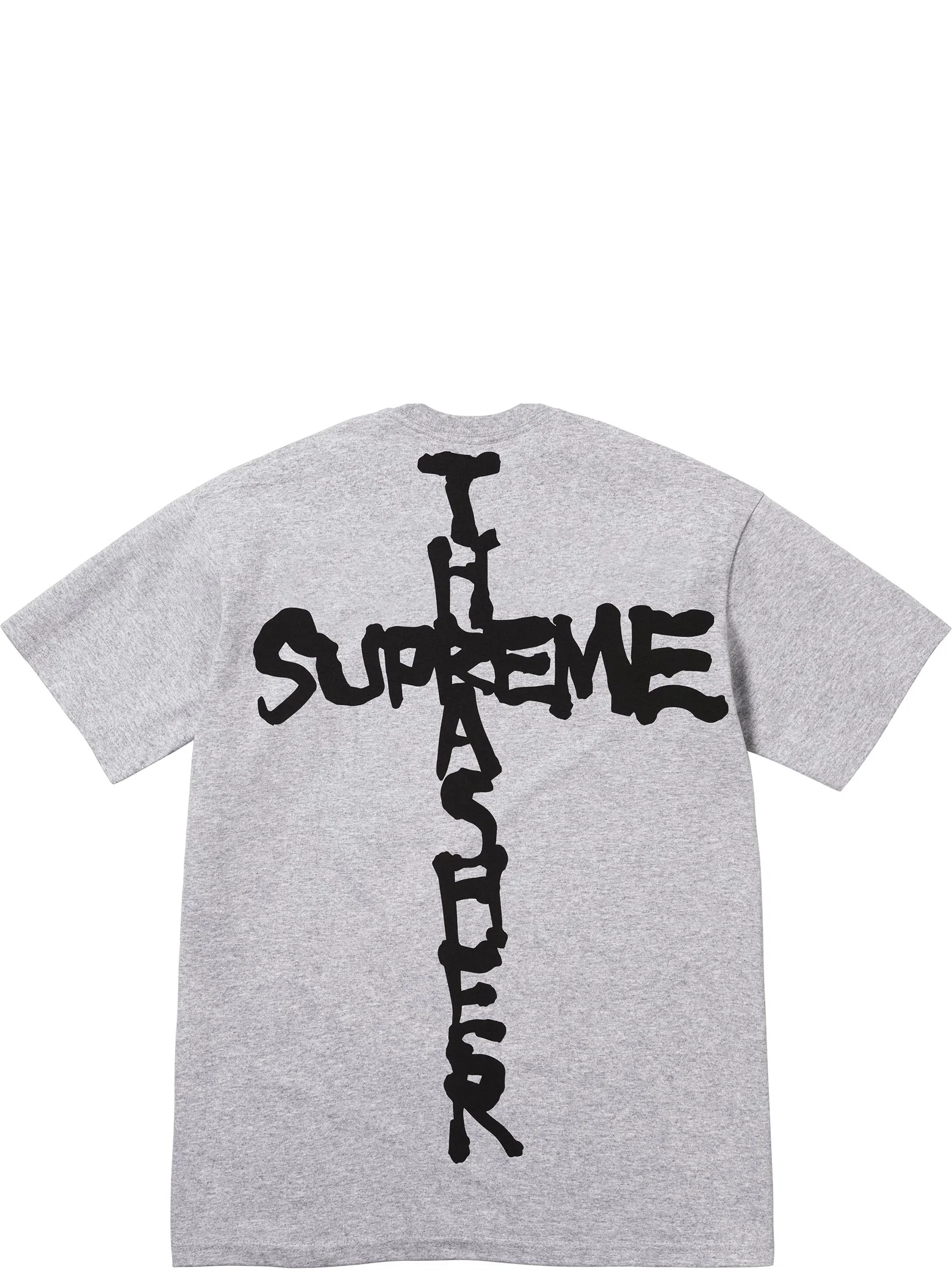 Футболки Supreme FW24 Thrasher Cross Tee "Heather Grey" | Farsel