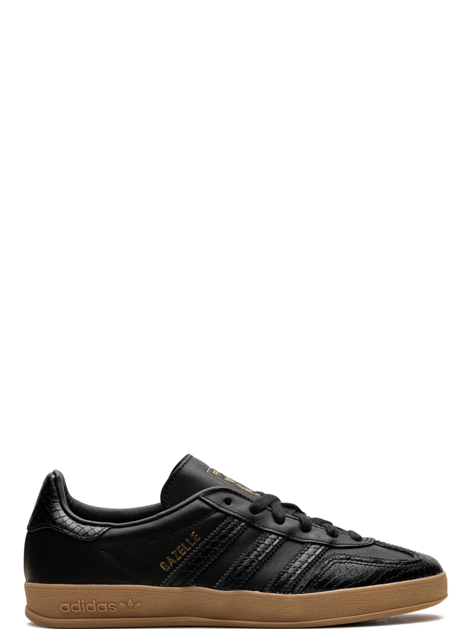 Кроссовки Adidas Gazelle Indoor "Core Black Snakeskin" | Farsel