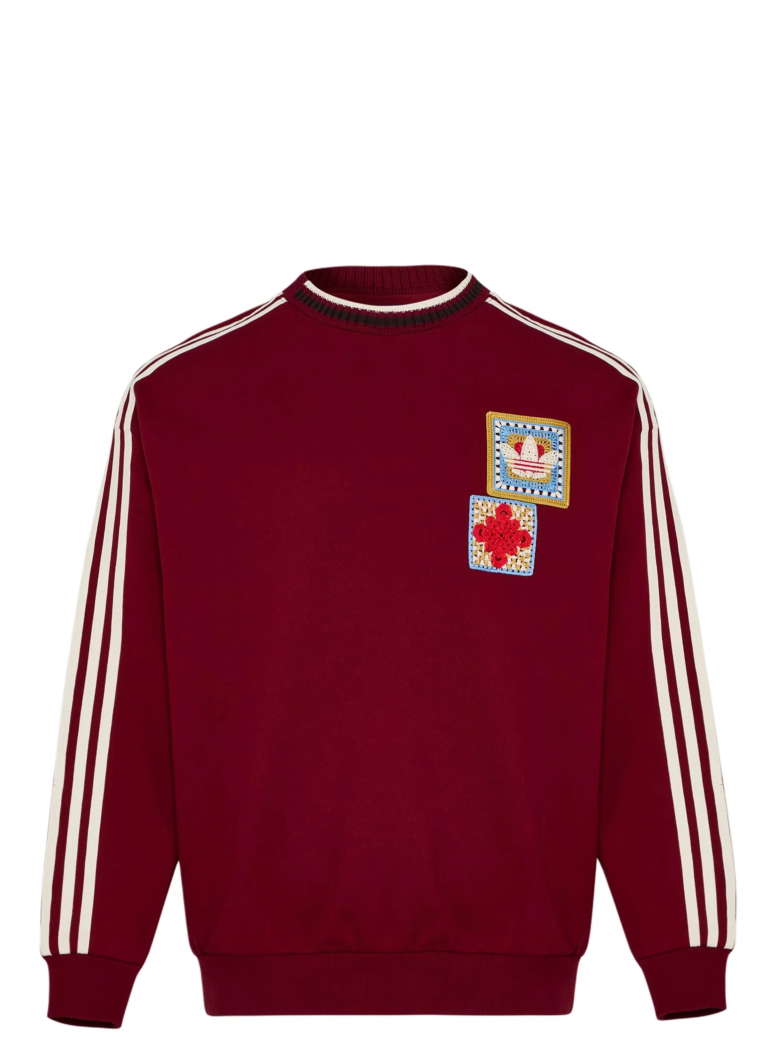 Свитеры Adidas Originals Crafted Crewneck Jumper "Collegiate Burgundy" | Farsel