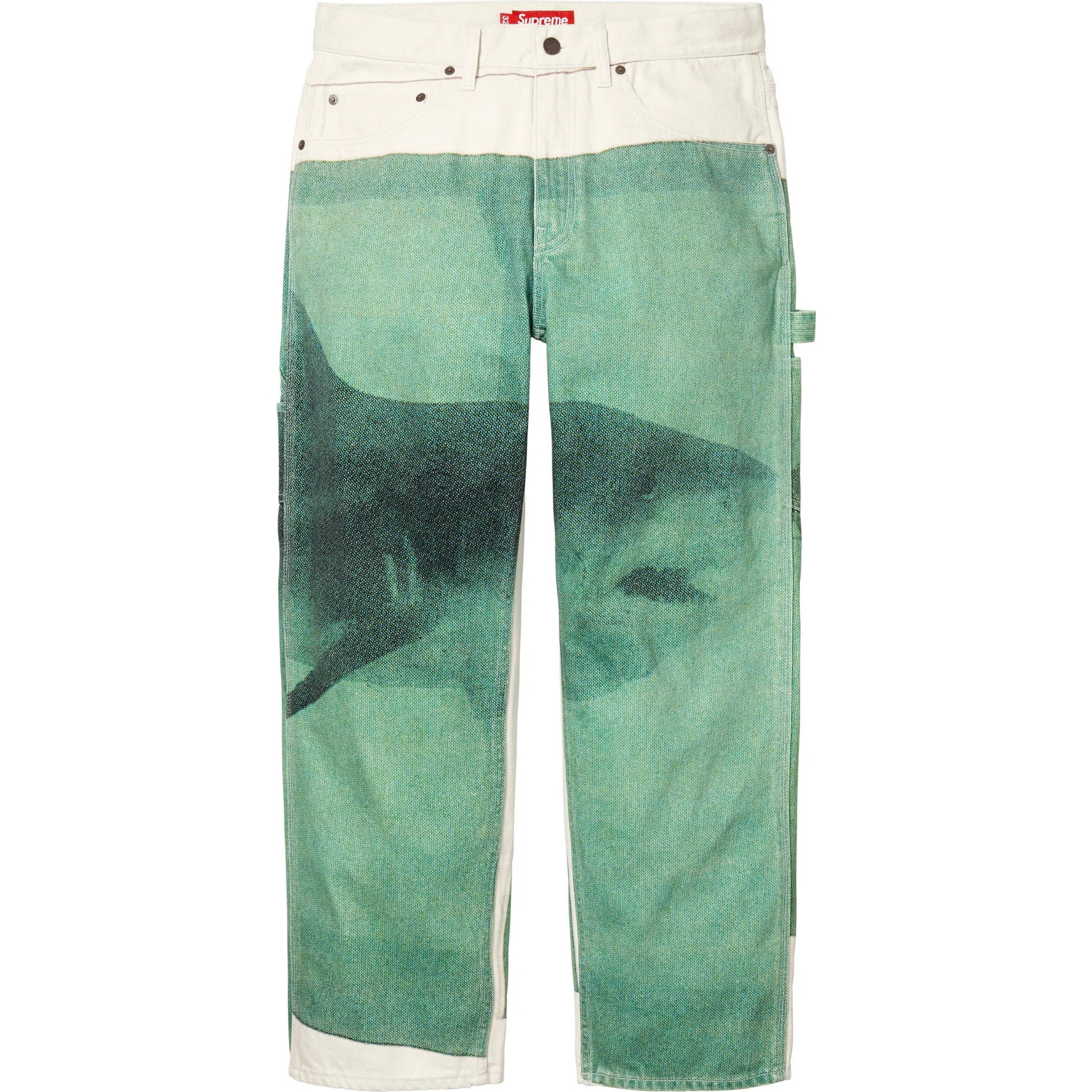 Джинсы Supreme SS25 Damien Hirst Painter Jean "White" | Farsel