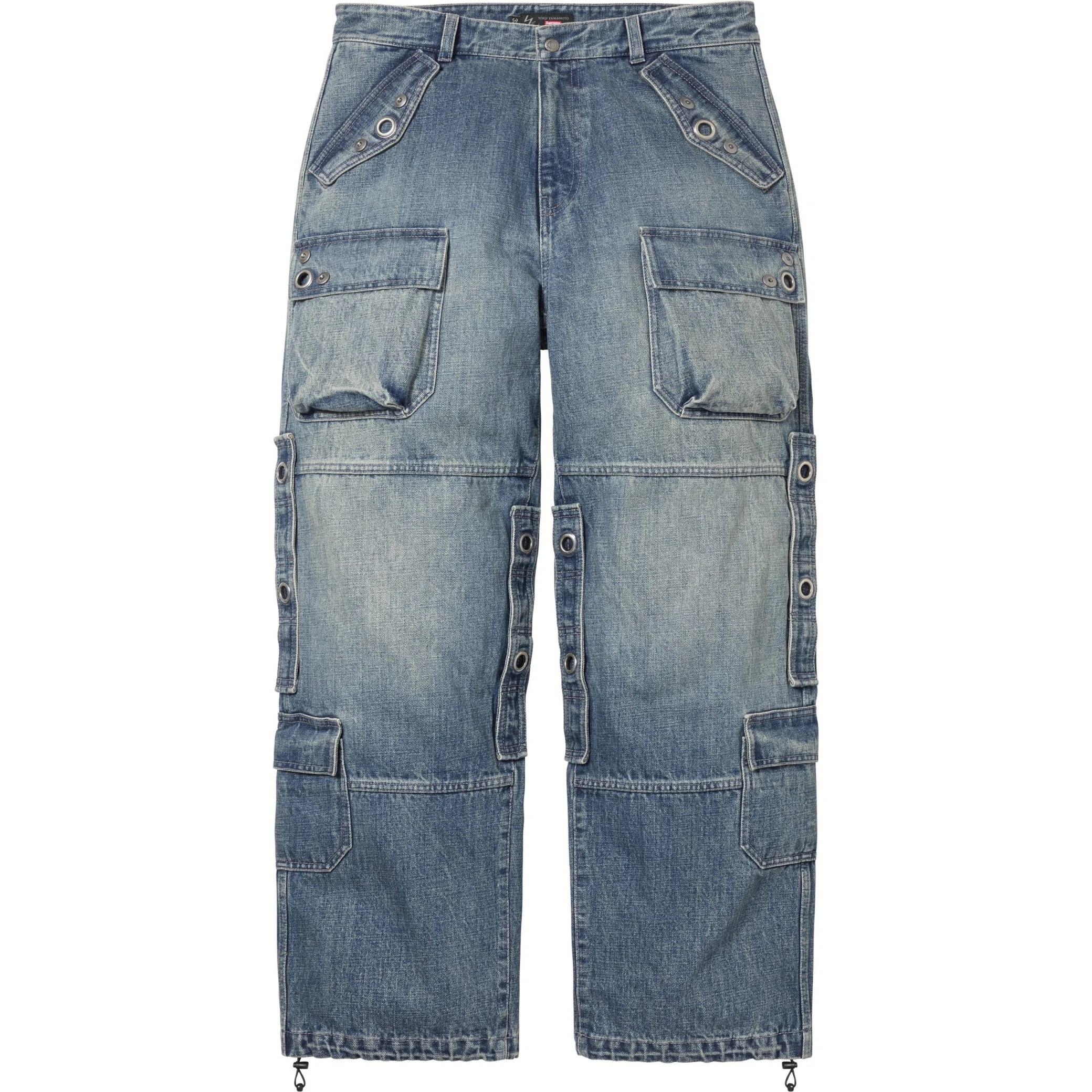 Джинсы Supreme FW25 Y’s by Yohji Yamamoto Denim Utility Pant "Washed Blue" | Farsel