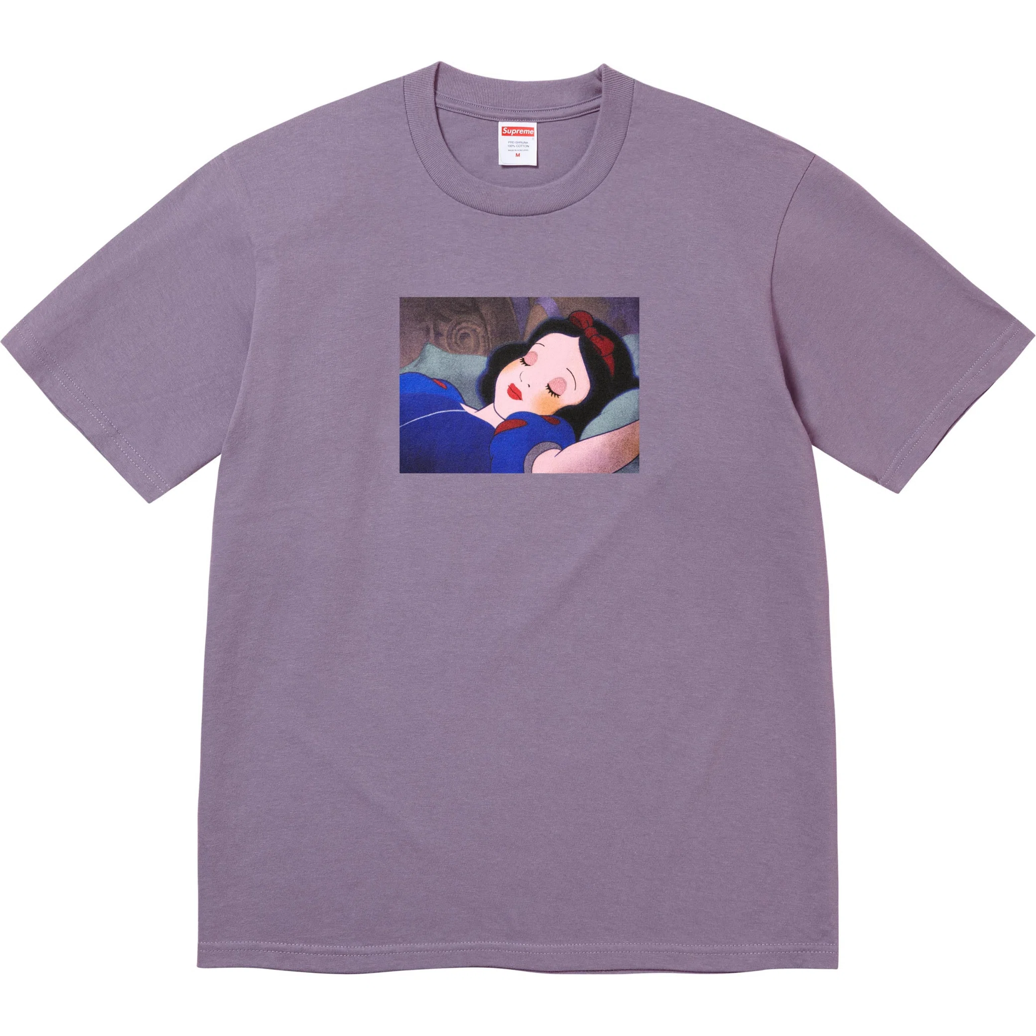 Футболки Supreme FW24 Snow White Tee "Dusty Purple" | Farsel