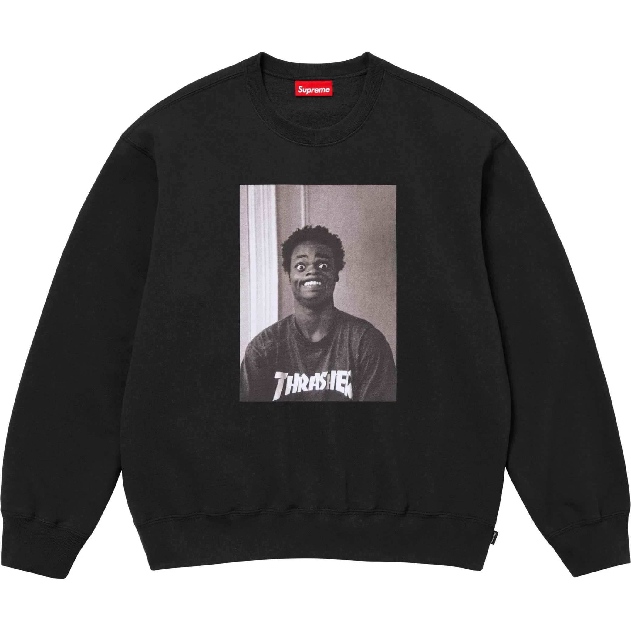 Свитшоты Supreme FW24 Thrasher Crewneck "Black" | Farsel