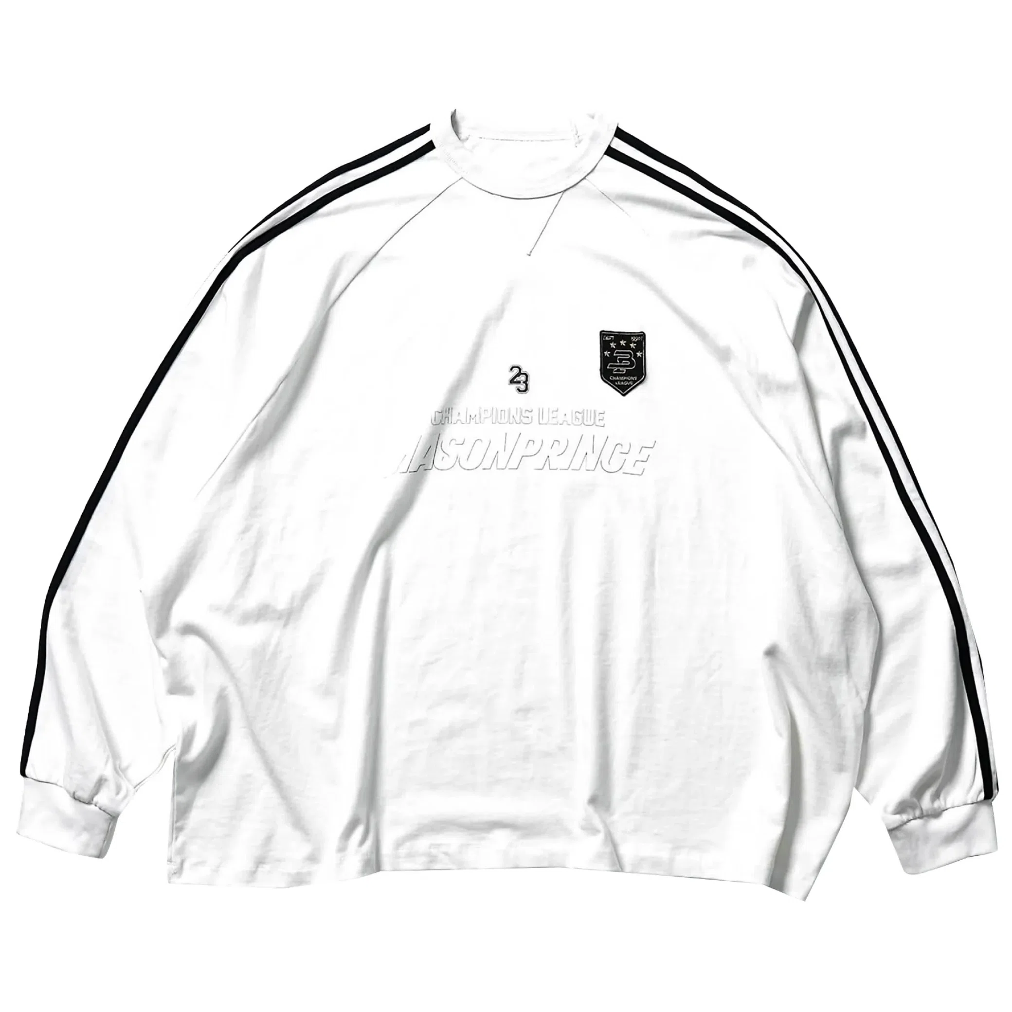 Лонгсливы MASONPRINCE League Tee "White" | Farsel