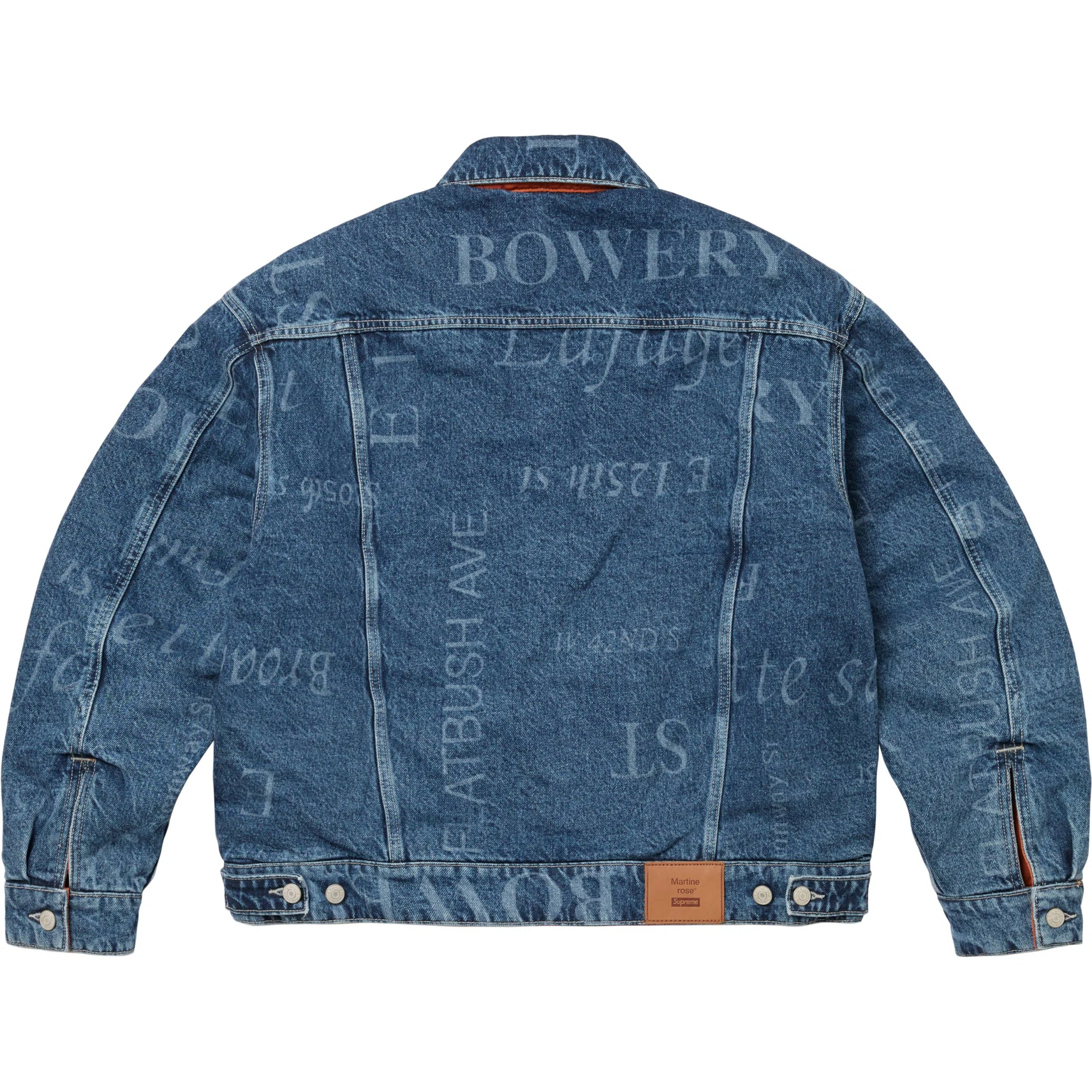  Supreme FW24 Martine Rose Reversible Trucker Jacket "Washed Blue" | Farsel