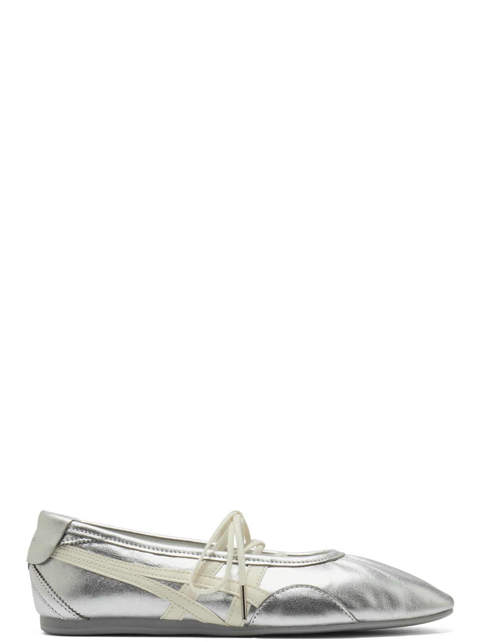 Балетки Asics Onitsuka Tiger Gymnarina WMNS "Silver / Cream" | Farsel
