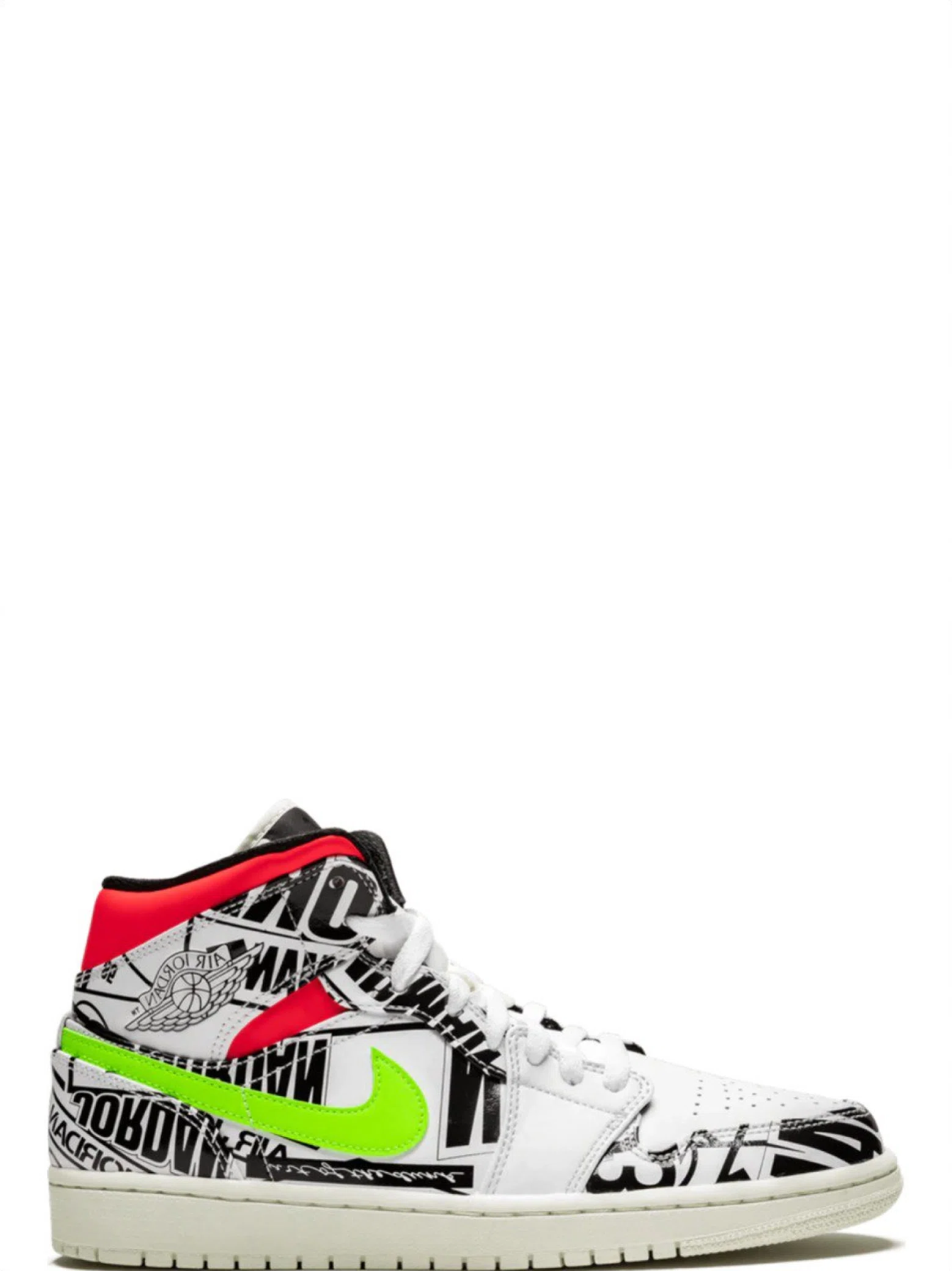 Кроссовки Nike Air Jordan 1 Mid "All Over Logos" | Farsel