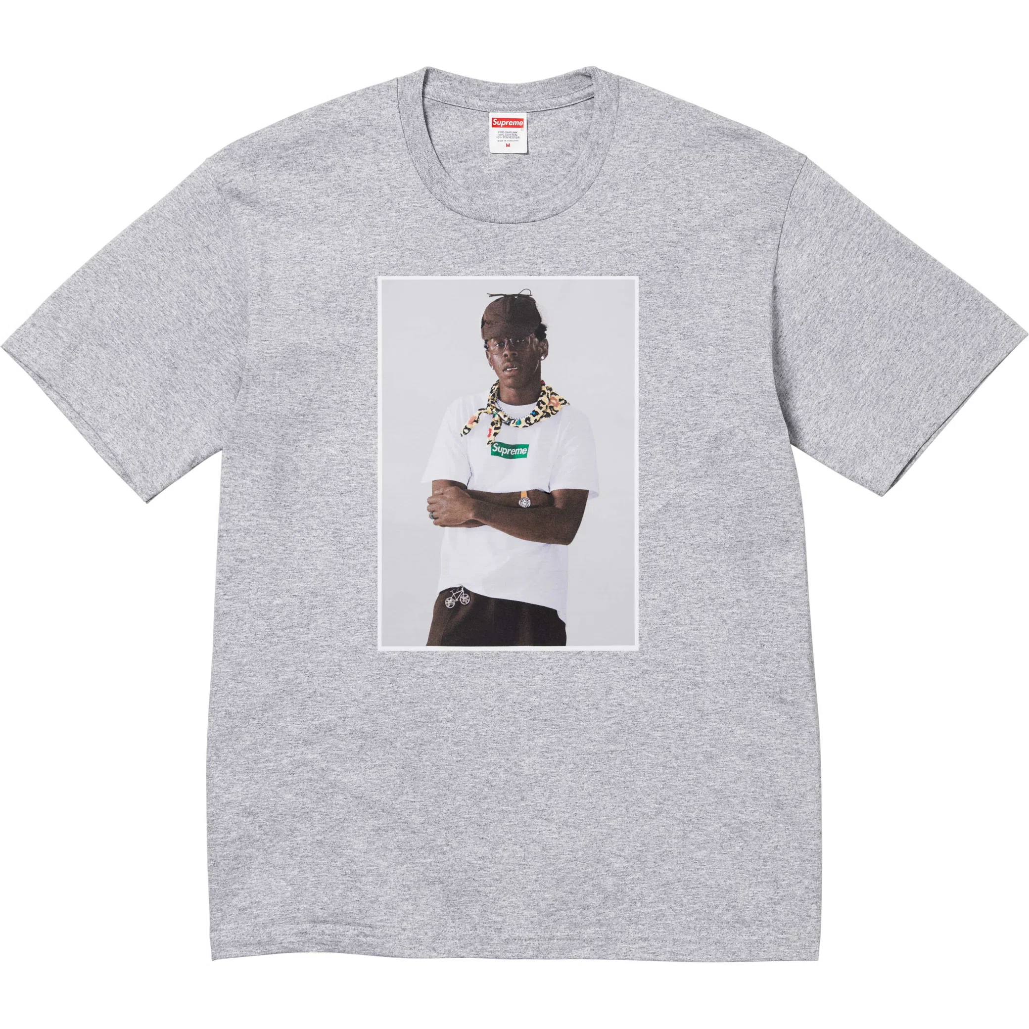 Футболки Supreme FW24 Tyler, The Creator Tee "Heather Grey" | Farsel