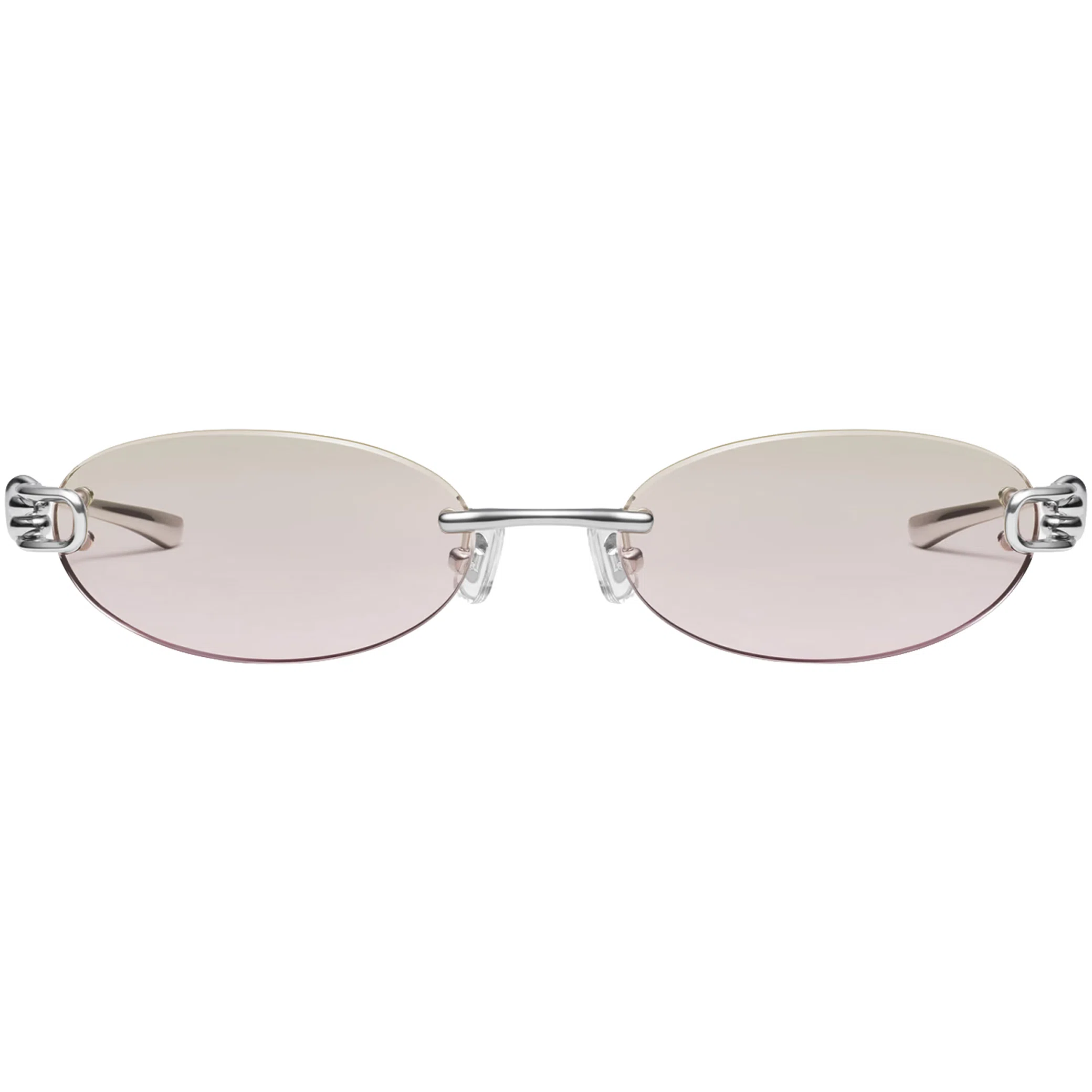 Очки Gentle Monster Musubi 02(BRG) Sunglasses "Silver / Brown" | Farsel