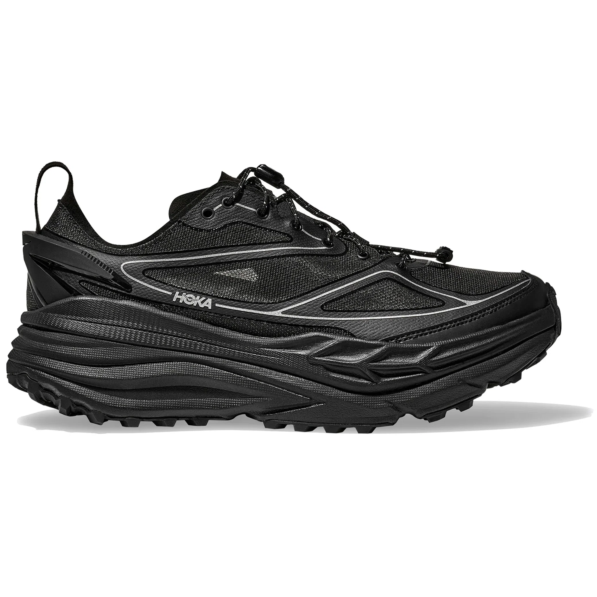 Кроссовки HOKA Stinson One 7 "Black Silver" | Farsel