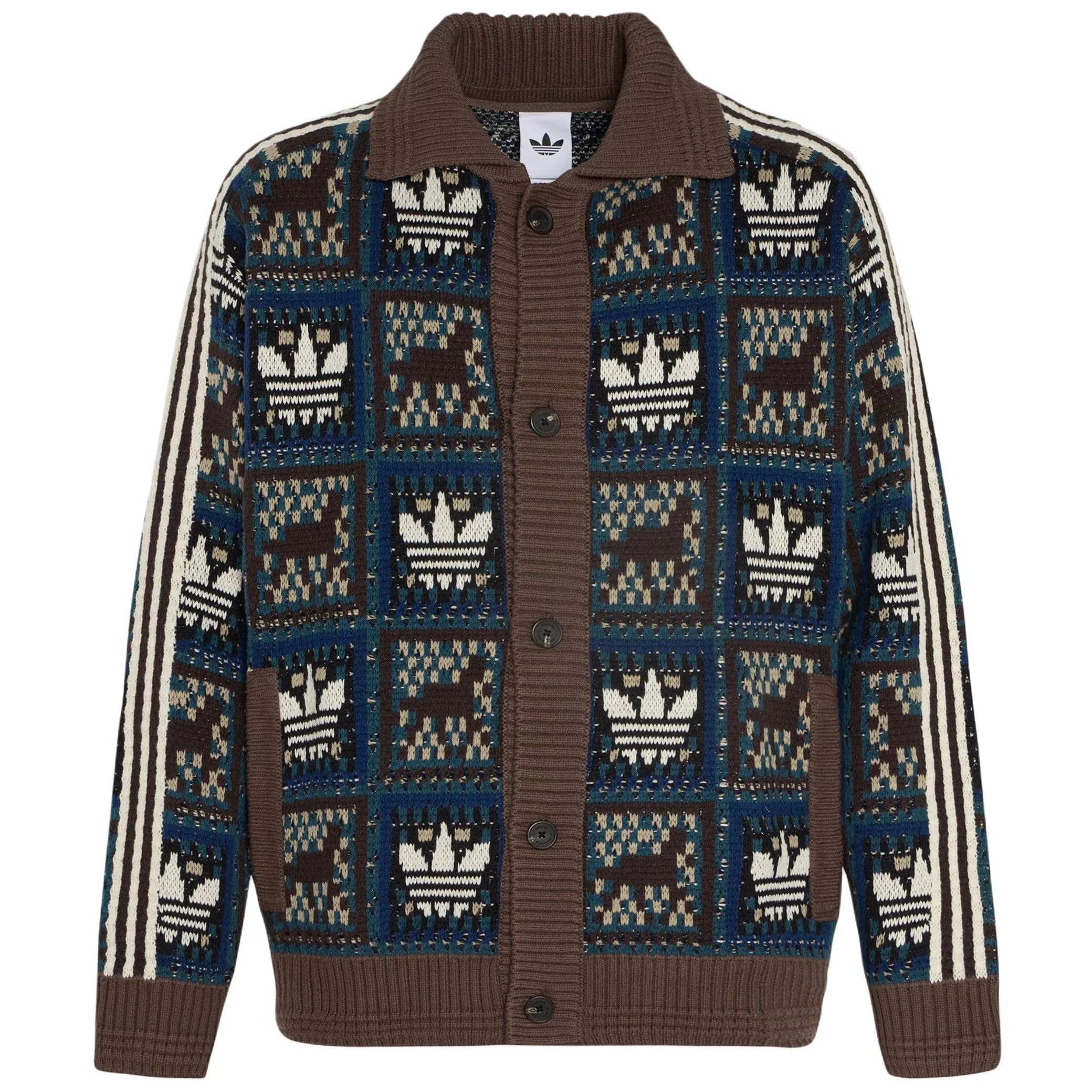 Свитеры Adidas Originals Crafted Sweater Jacket "Cream White" | Farsel