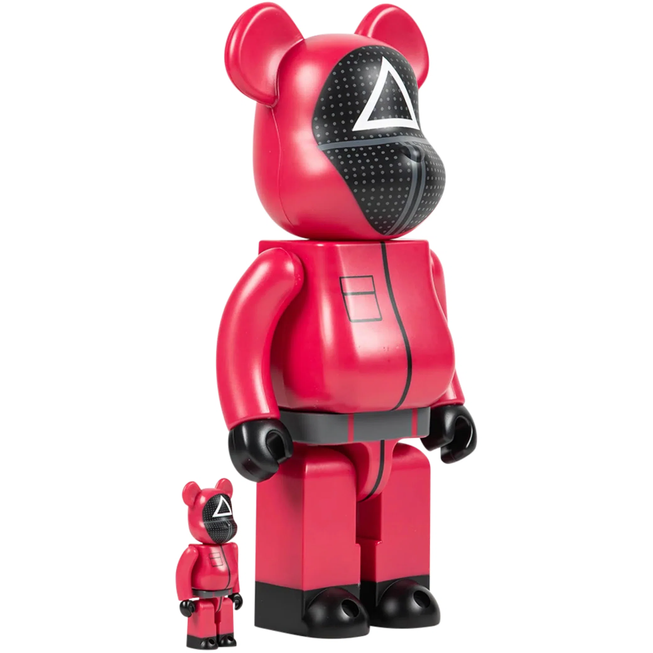 Игрушки Medicom Toy Bearbrick "Squid Game Guard (Triangle) 100% & 400" | Farsel