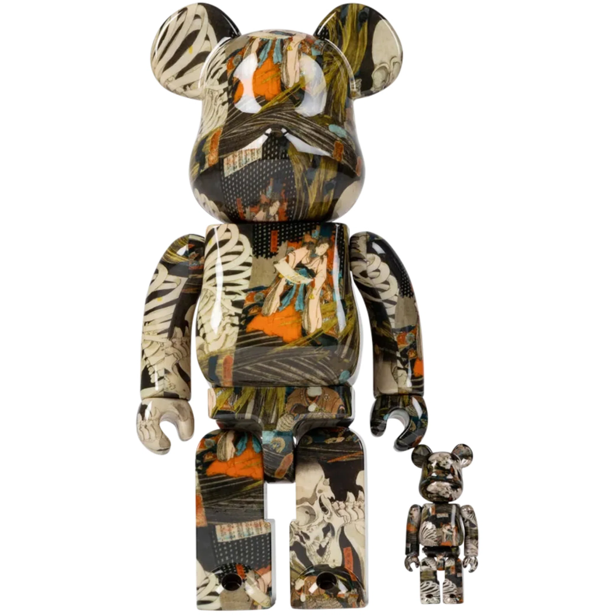  Medicom Toy Bearbrick Utagawa Kuniyoshi The Haunted Old Palace "100% and 400%" | Farsel