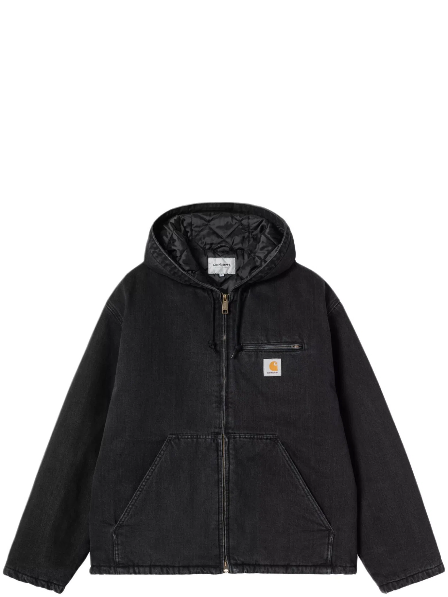 Куртки Carhartt Cleveland Jacket "Black Stone Washed" | Farsel