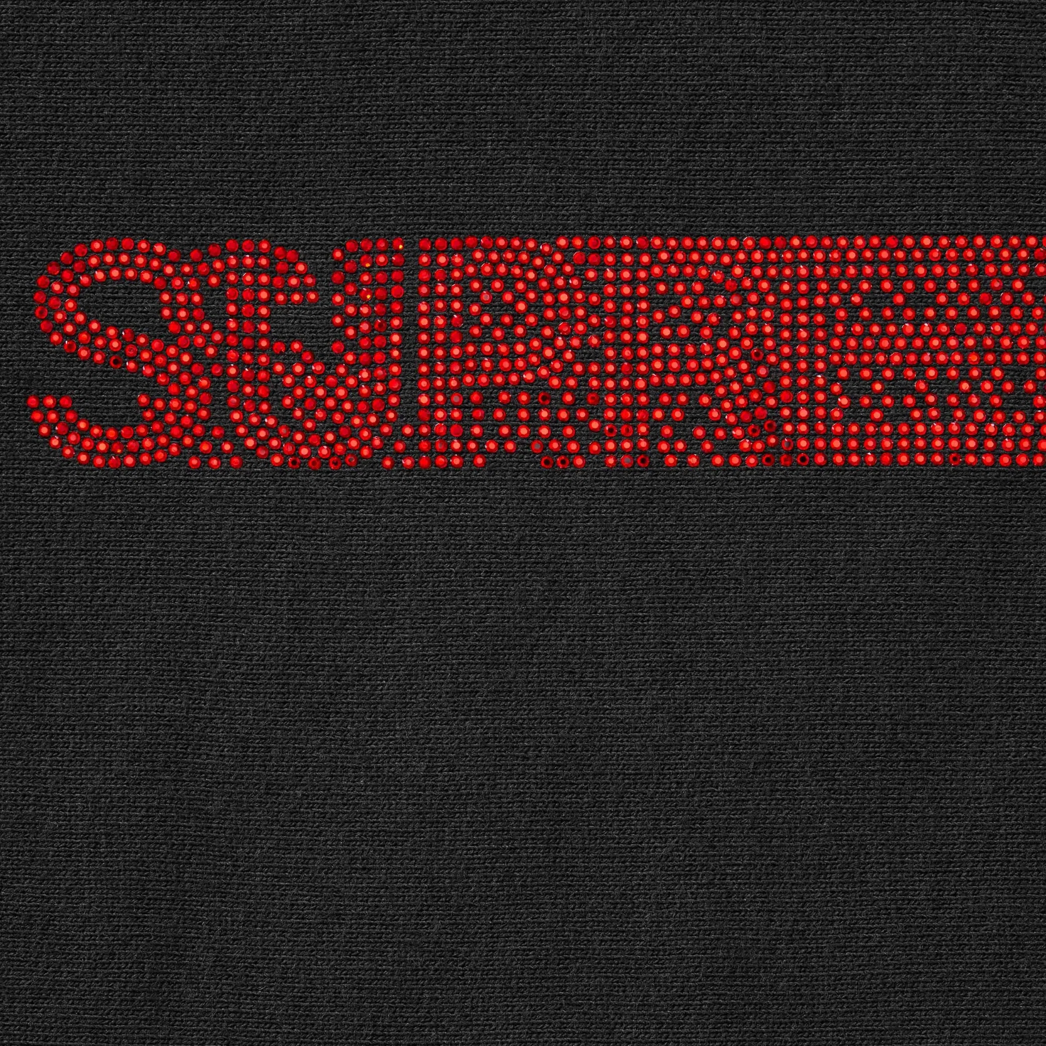 Худи Supreme FW25 Swarovski Motion Logo Hooded Sweatshirt "Black" | Farsel