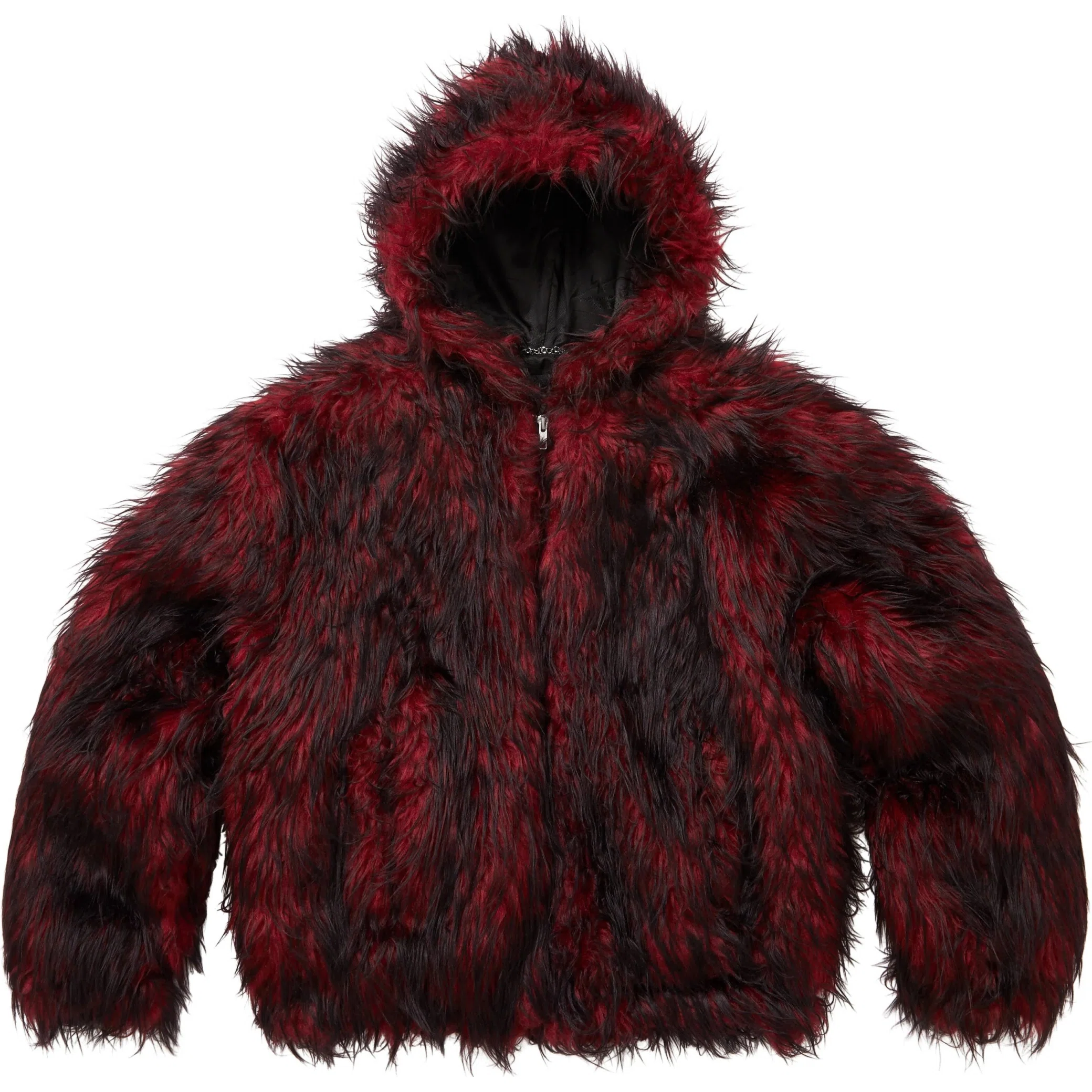  Supreme FW25 Y’s by Yohji Yamamoto Faux Fur WINDSTOPPER Hooded Bomber Jacket "Red" | Farsel