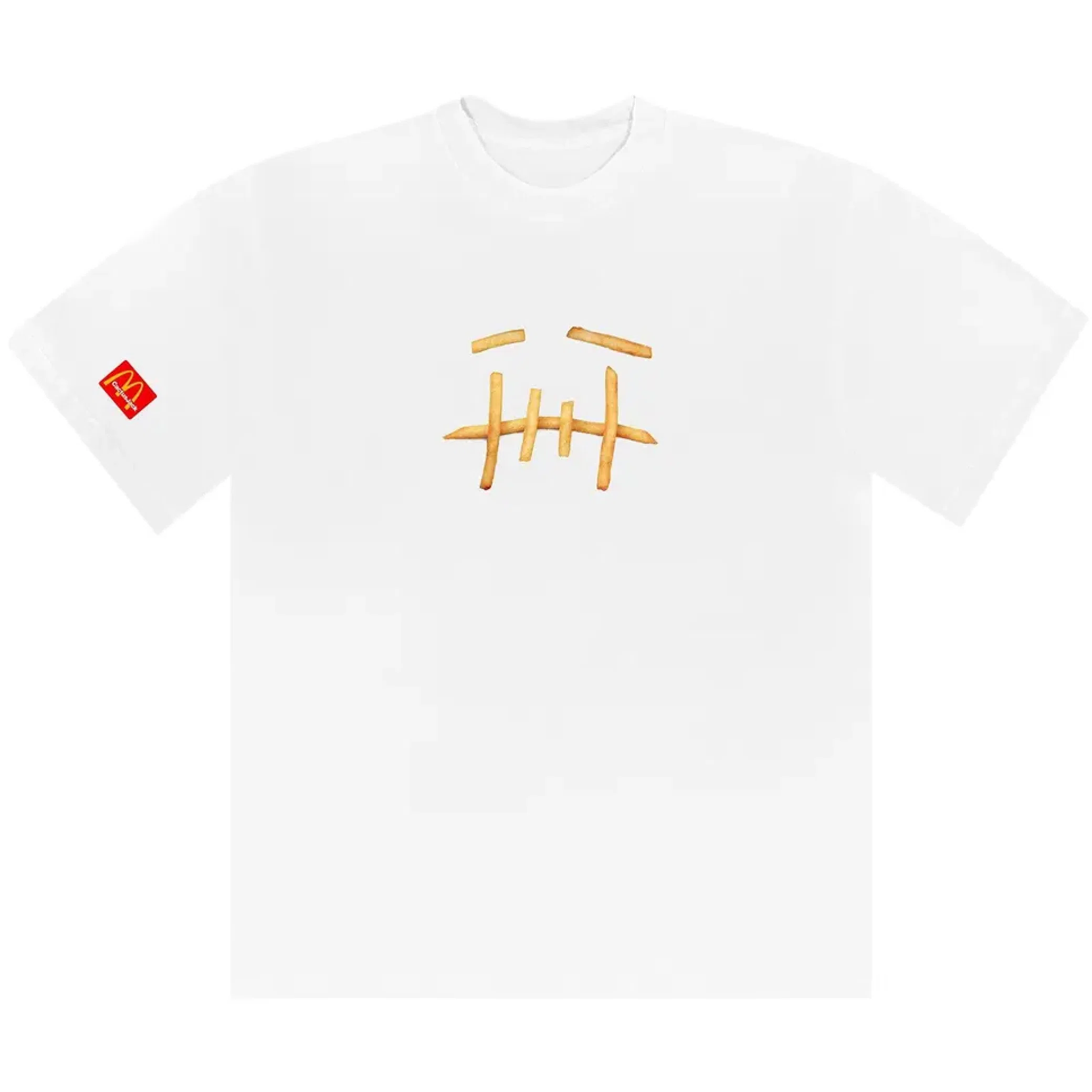 Футболки Travis Scott FW20 McDonald's Fry T-Shirt "White" | Farsel