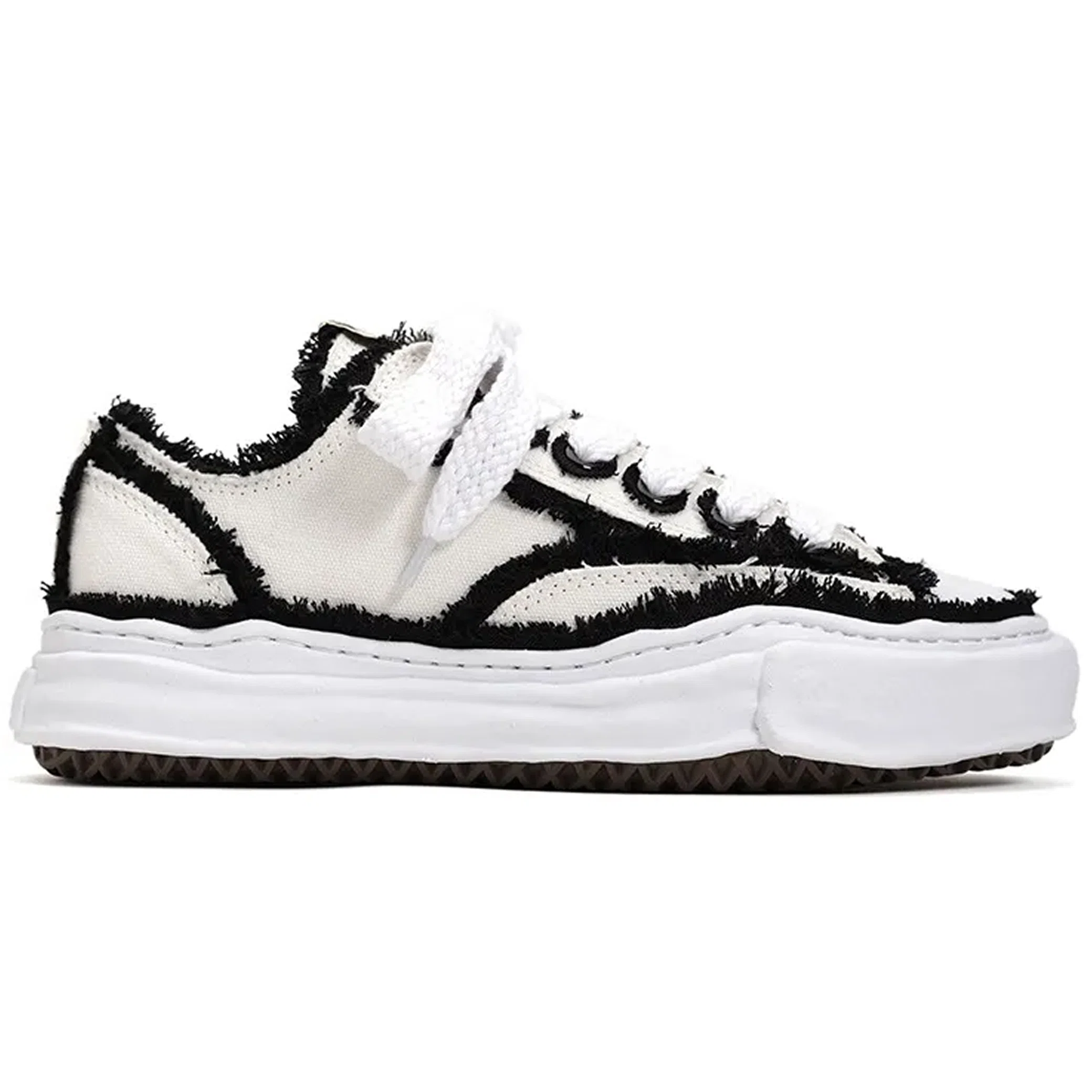 Кеды Maison MIHARA YASUHIRO Peterson OG Sole Canvas Low "White Overhanging" | Farsel