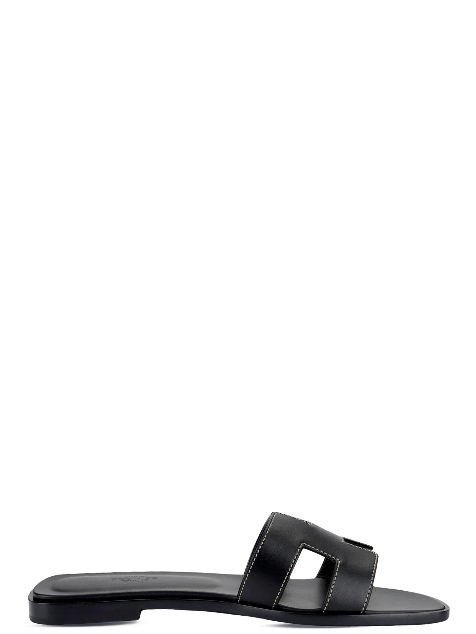 Сланцы Hermes Oran Sandal "Black" | Farsel