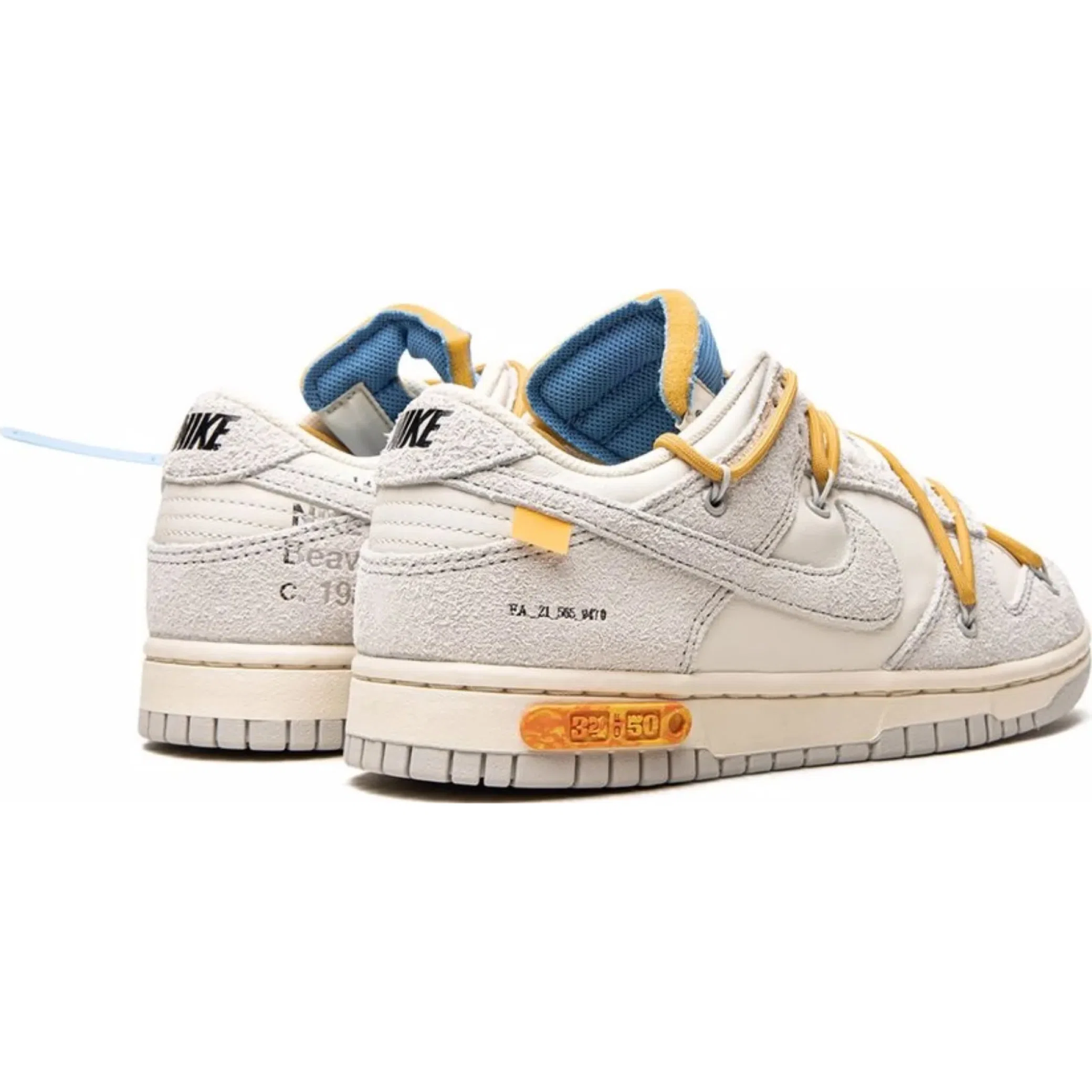 Кроссовки Nike Dunk Low "Off-White - Lot 34" | Farsel
