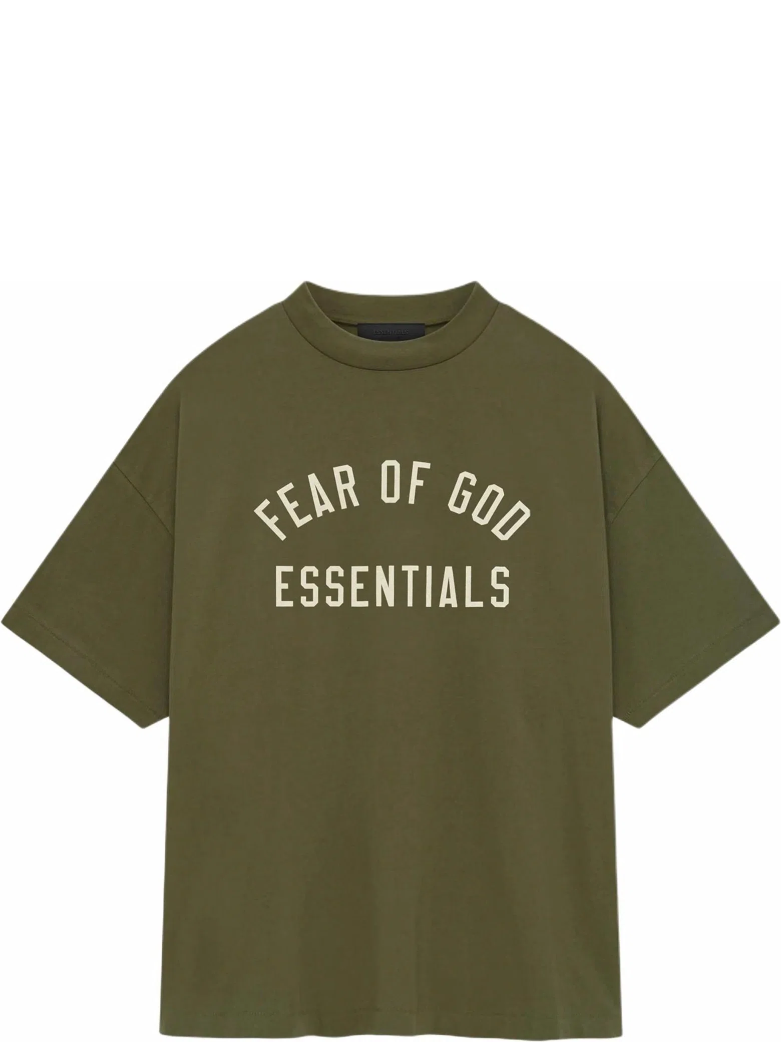 Футболки Fear of God FW24 Essentials Jersey Crewneck Tee "Military" | Farsel