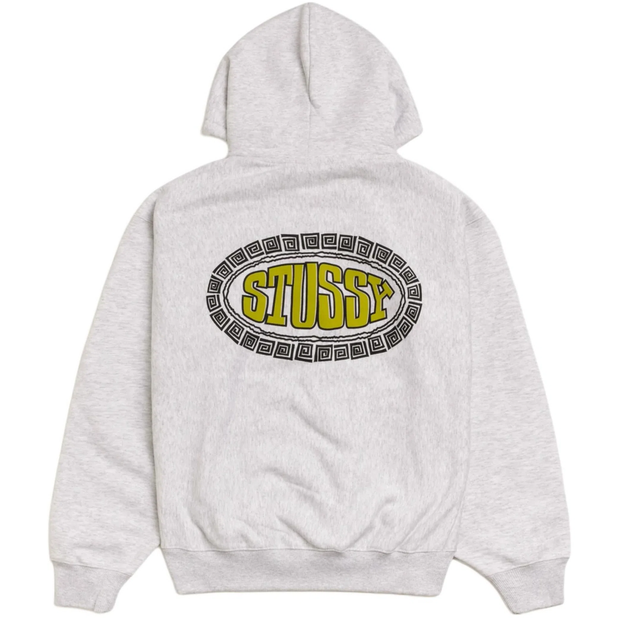 Худи Stussy Tile Oval Hoodie "Ash Heather" | Farsel
