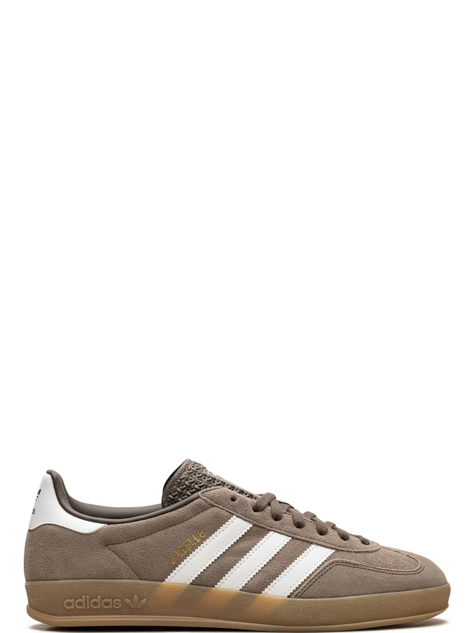 Кроссовки Adidas Gazelle Indoor "Earth Strata White Gold Metallic" | Farsel