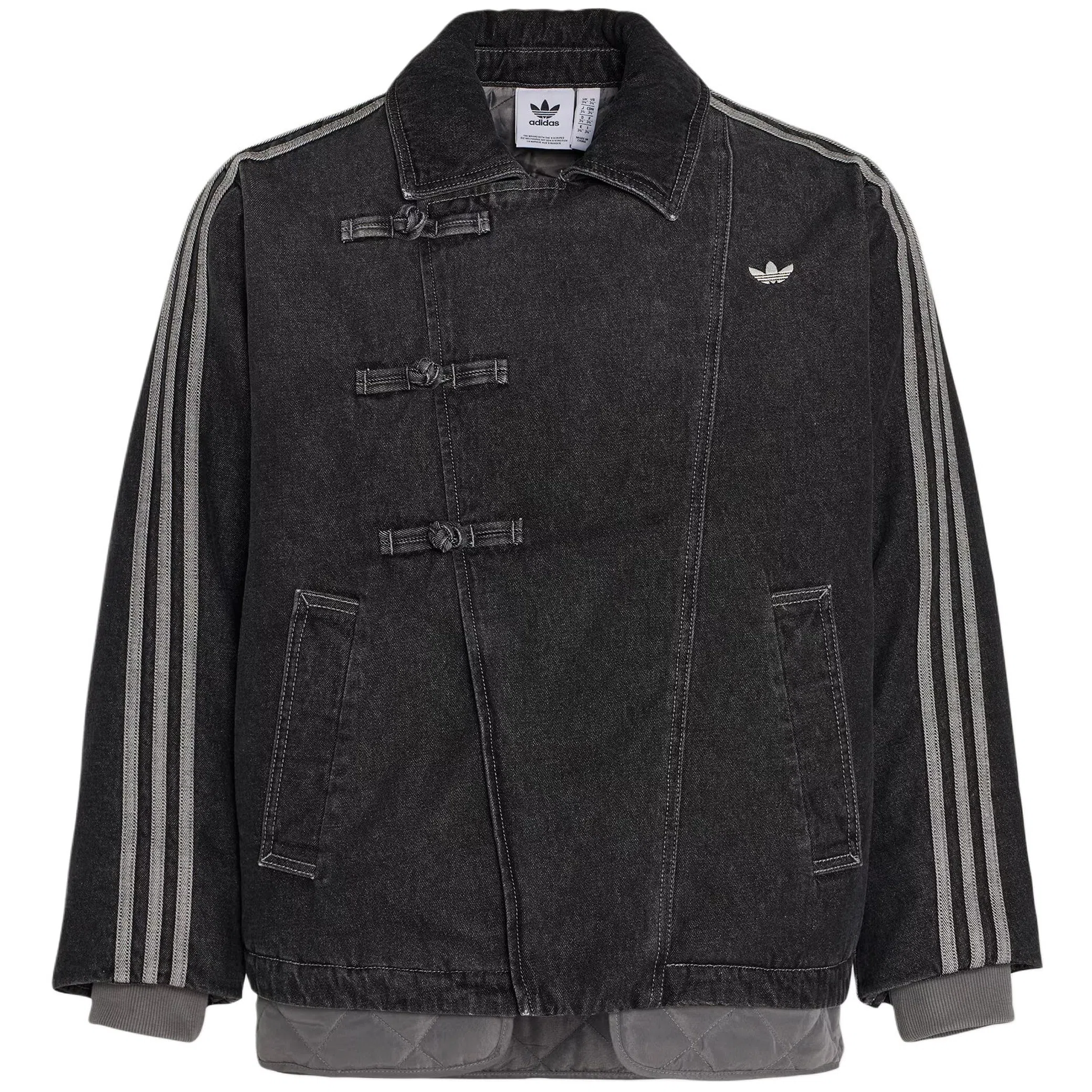 Куртки Adidas Originals CNY Pad Denim Jacket "Black" | Farsel