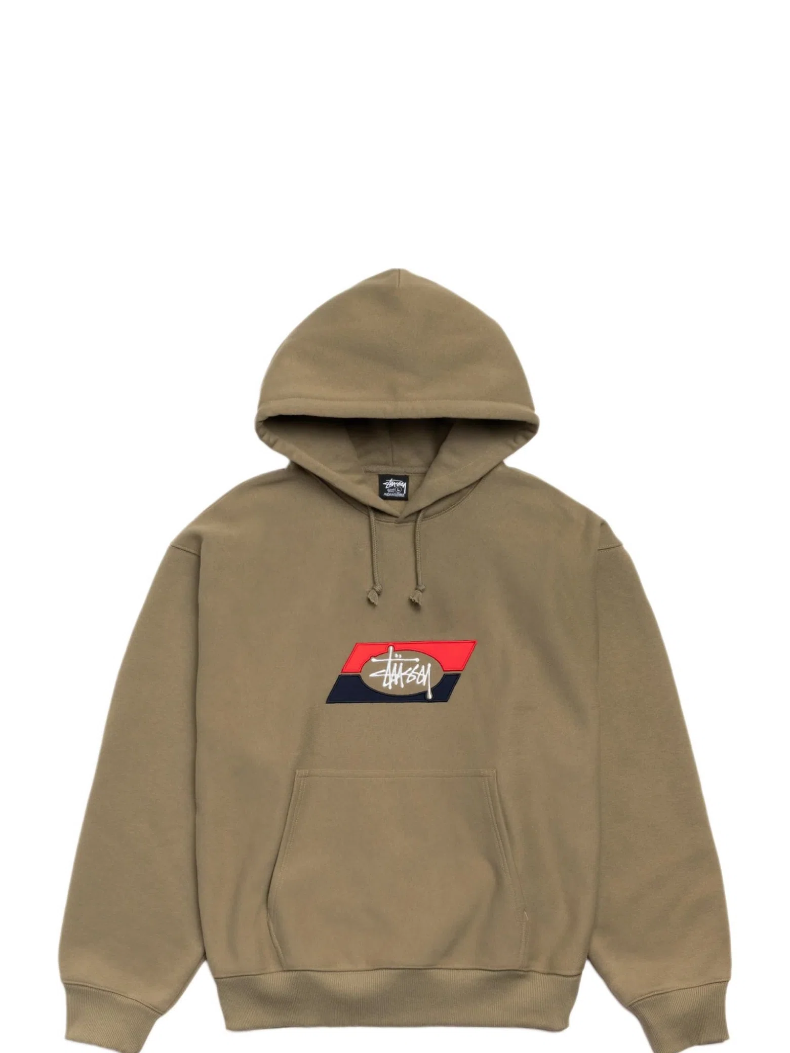 Худи Stussy Double Stripe Embroidered Hoodie "Army" | Farsel