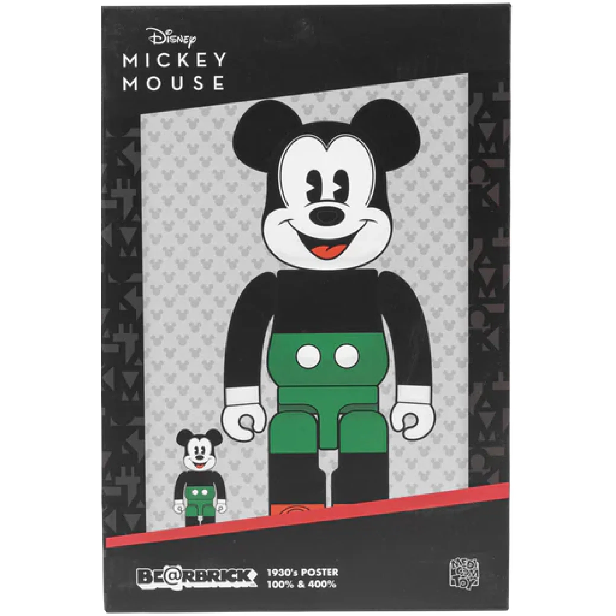 Игрушки Medicom Toy Mickey Mouse 1930s Poster "100% & 400% Set" | Farsel
