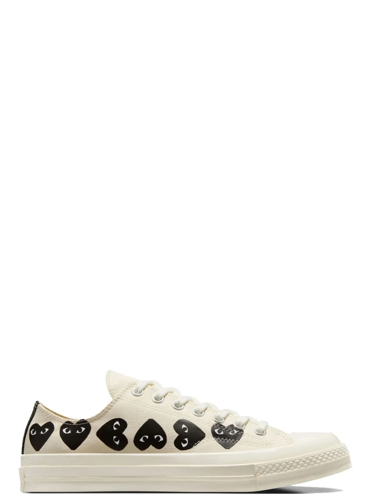 Кеды Converse Chuck 70 Low "Multi Heart - Milk Black" | Farsel