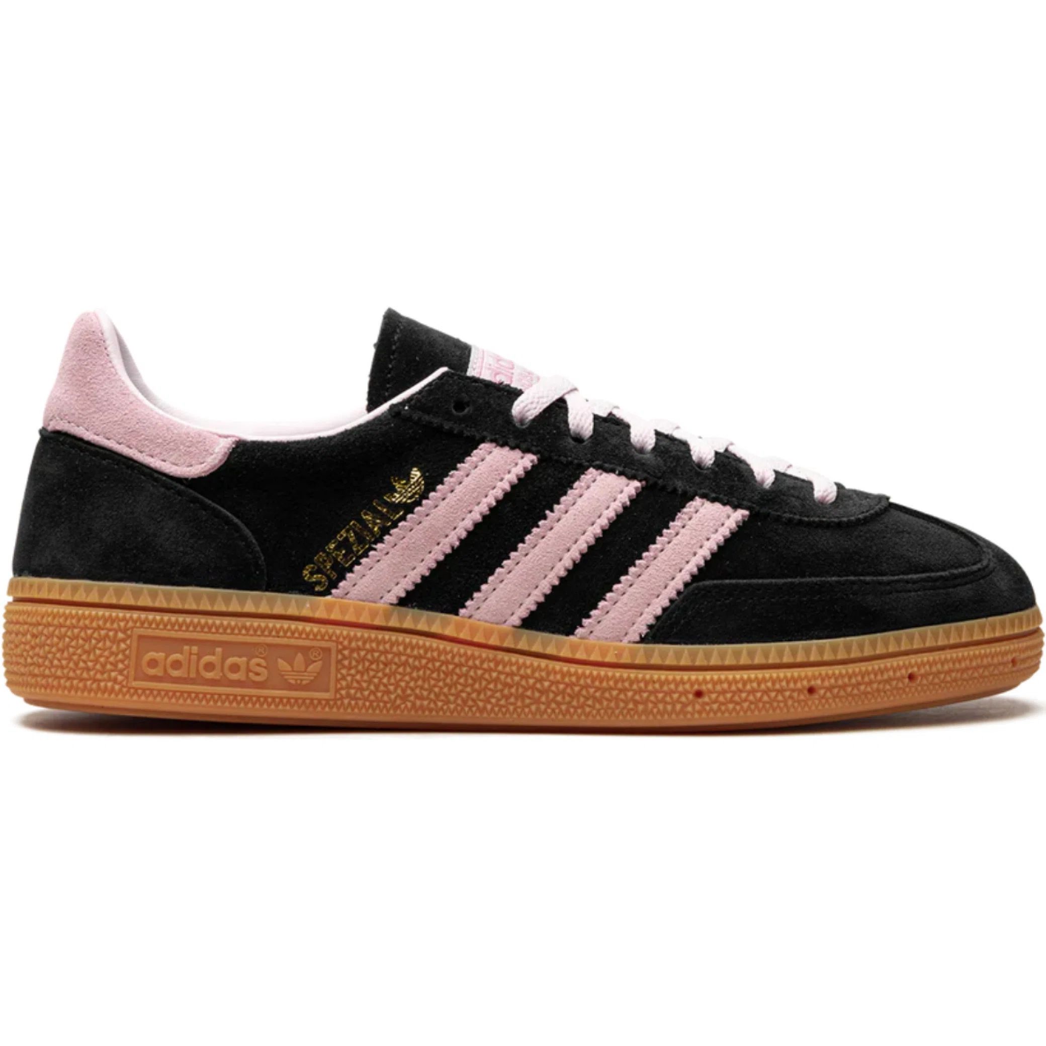  Adidas Handball Spezial WMNS "Core Black Clear Pink Gum" | Farsel