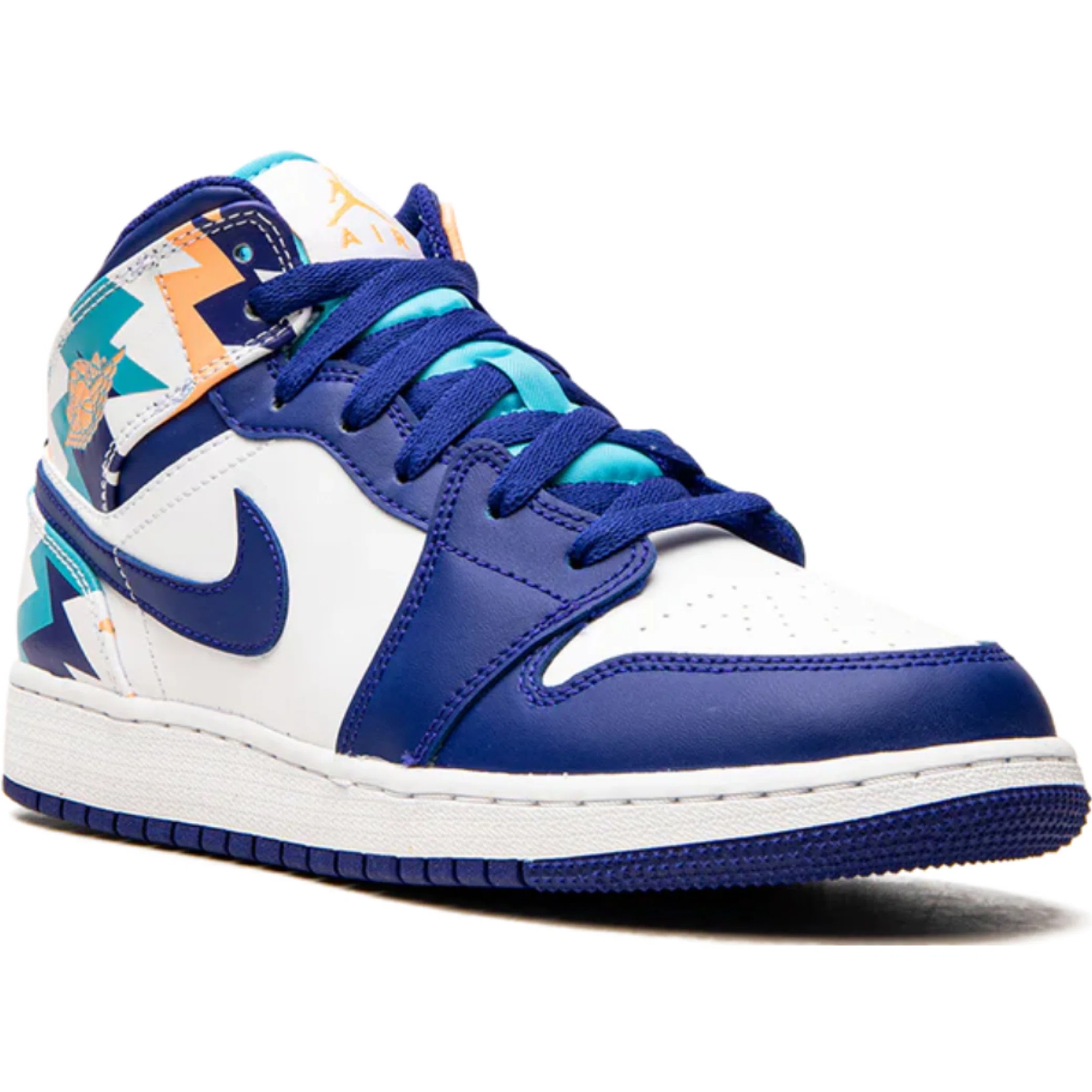  Nike Air Jordan 1 Mid GS "Geometric Print" | Farsel