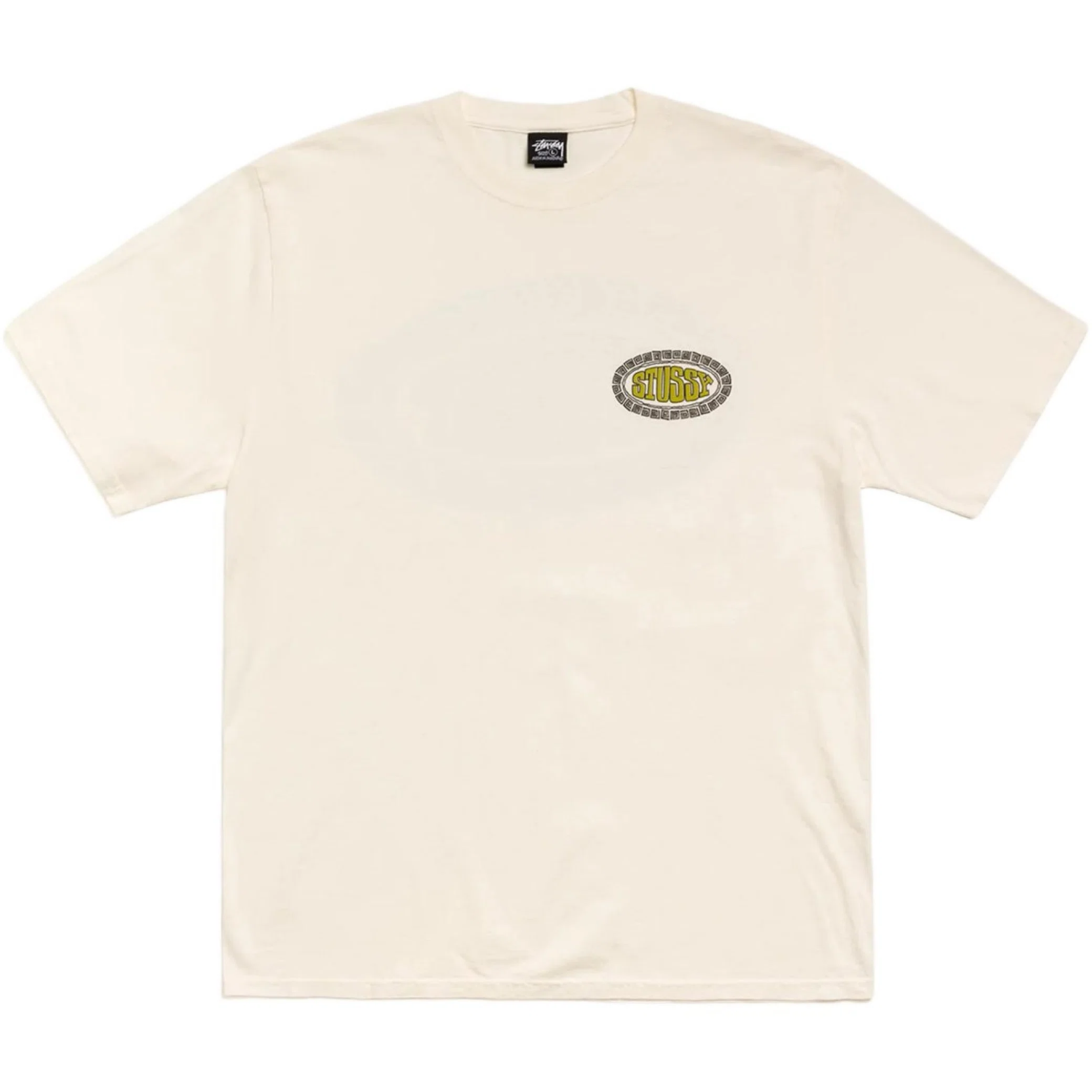 Футболки Stussy Tile Oval Tee Pigment Dyed "Natural" | Farsel