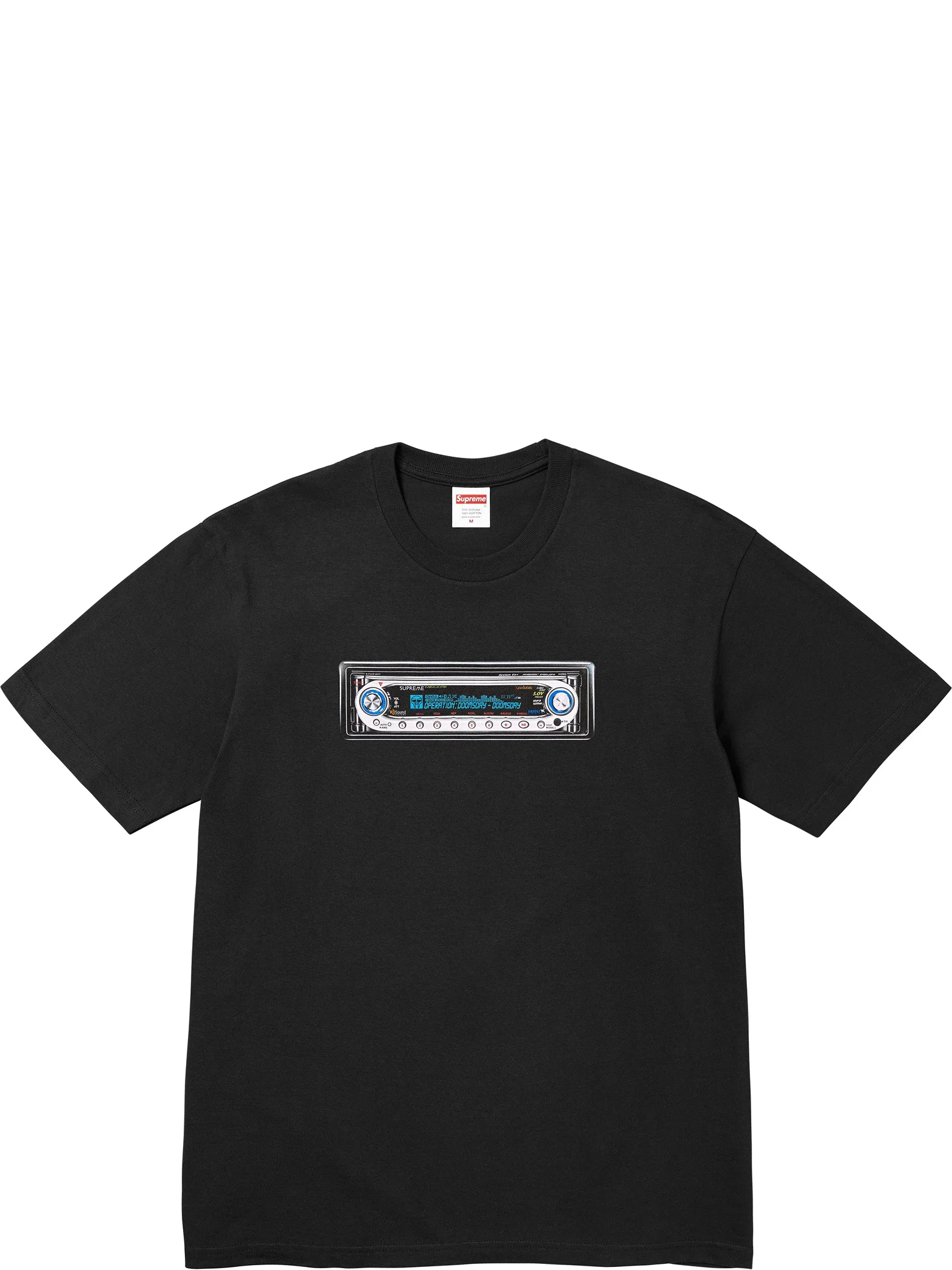 Футболки Supreme SS25 Receiver Tee "Black" | Farsel