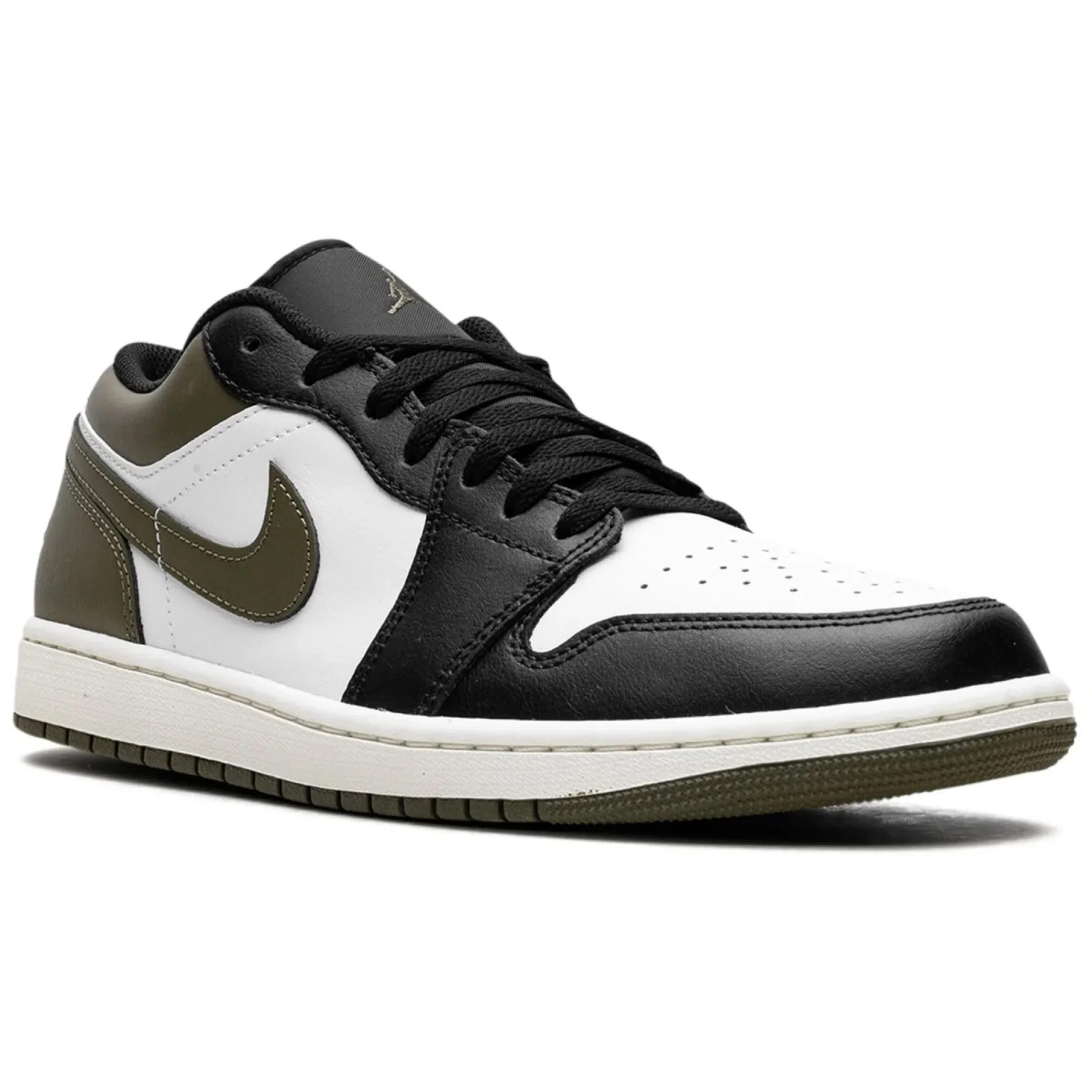  Nike Air Jordan 1 Low "Black Toe - Medium Olive" | Farsel