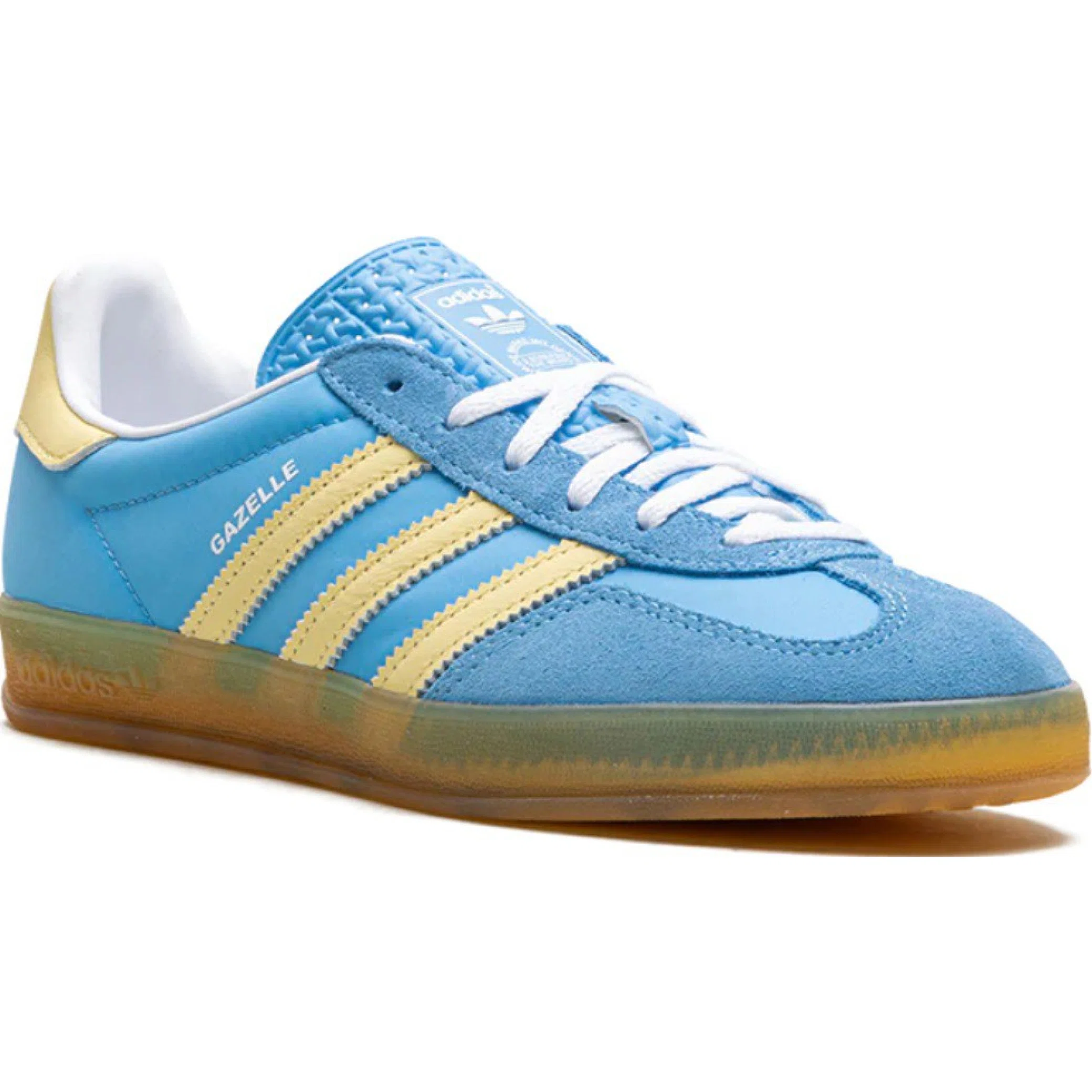 Кроссовки Adidas Gazelle Indoor WMNS "Semi Blue Burst Almost Yellow" | Farsel