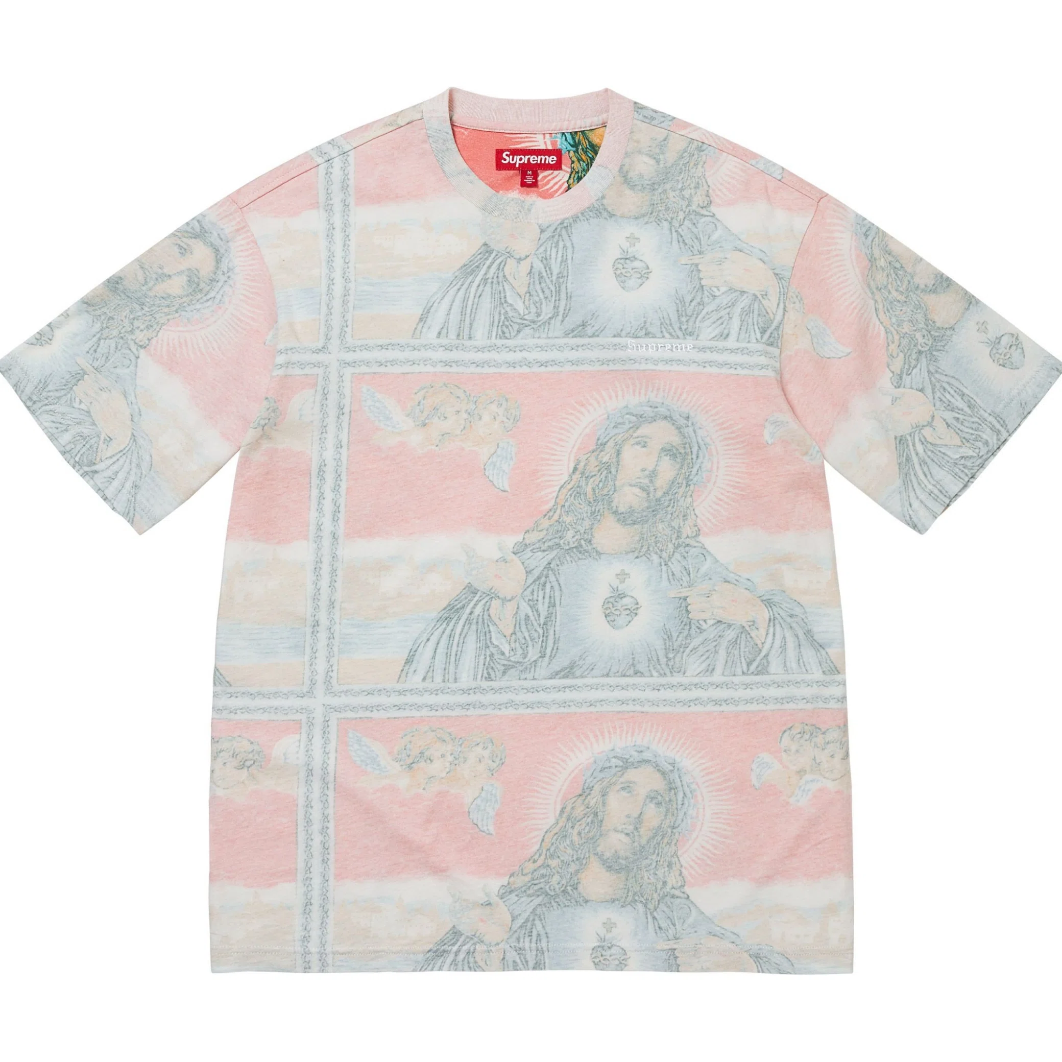 Футболки Supreme FW25 Jesus S/S Top "Multicolor" | Farsel