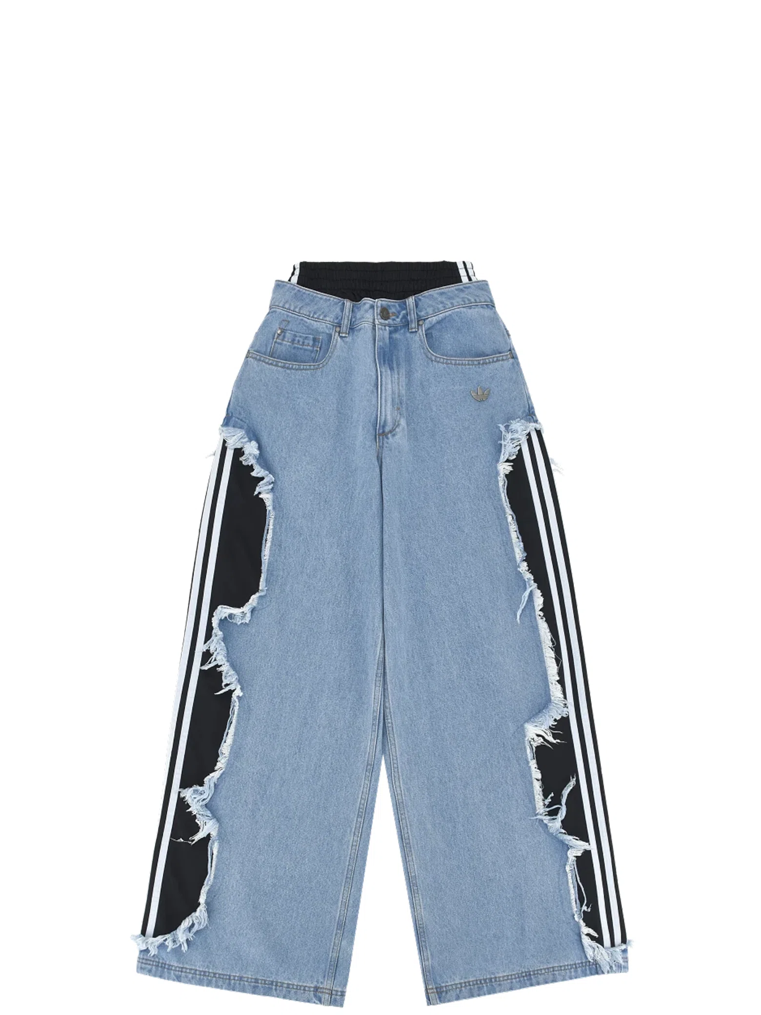 Джинсы Adidas Adilenium 5.0 Deconstructed Denim Pants "Light Blue" | Farsel