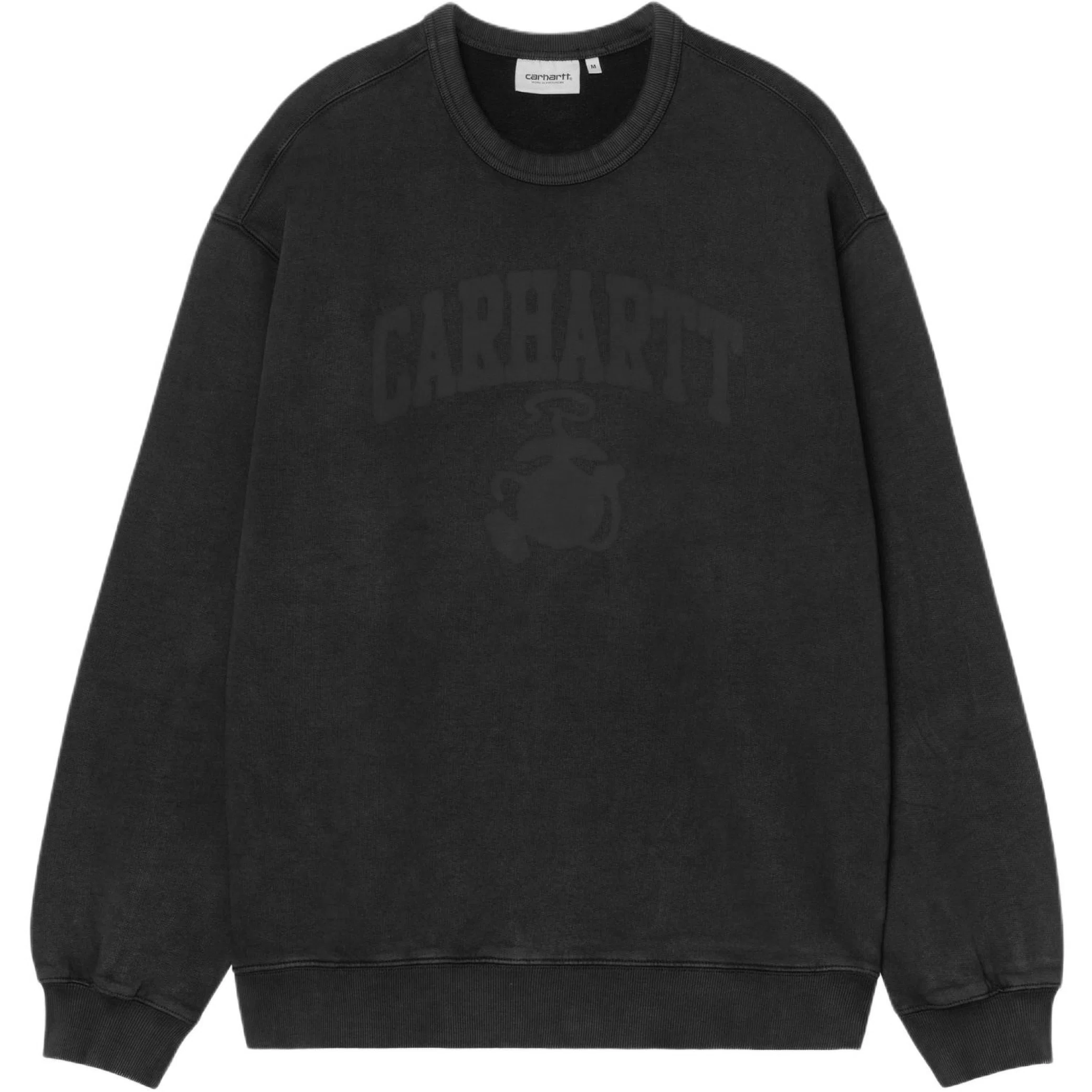Свитеры Carhartt WIP Faded Pond Corps Sweatshirt Cypress "Black" | Farsel